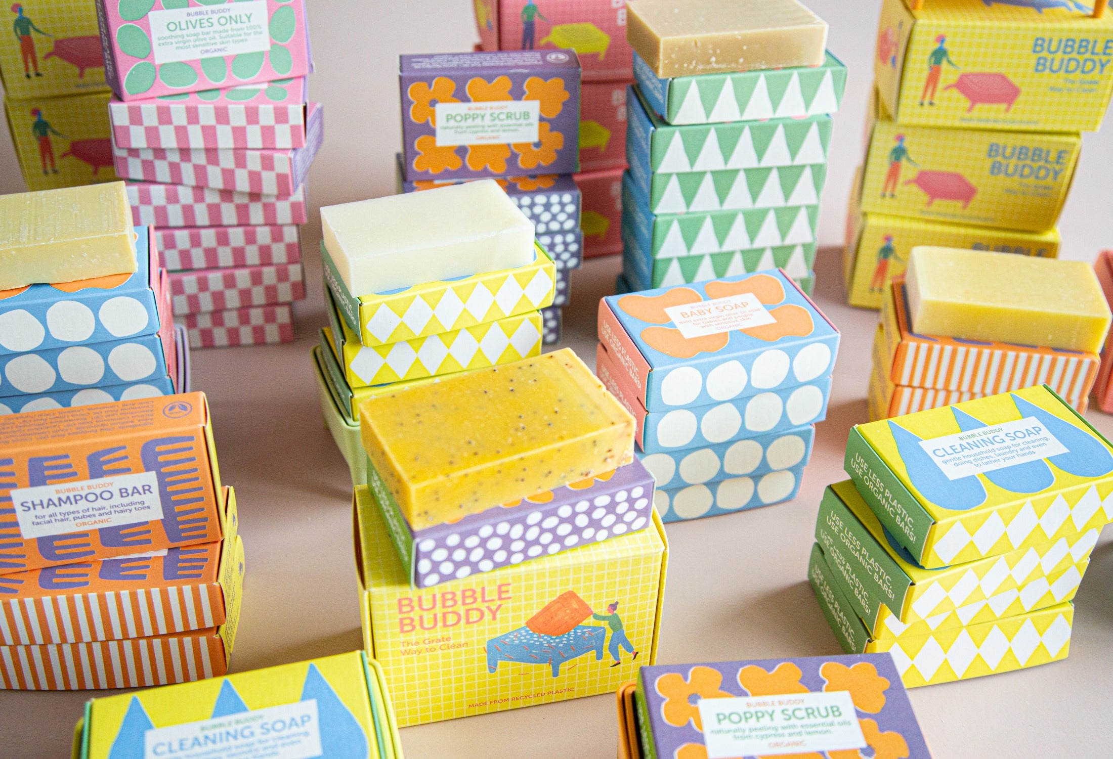 Foekje Fleur - Bubble Buddy organic rosehip + shea butter soap