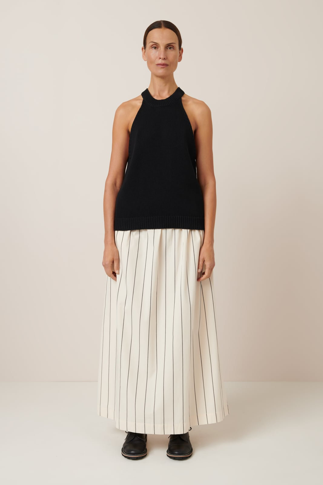 Kowtow - Ebony Singlet - Black