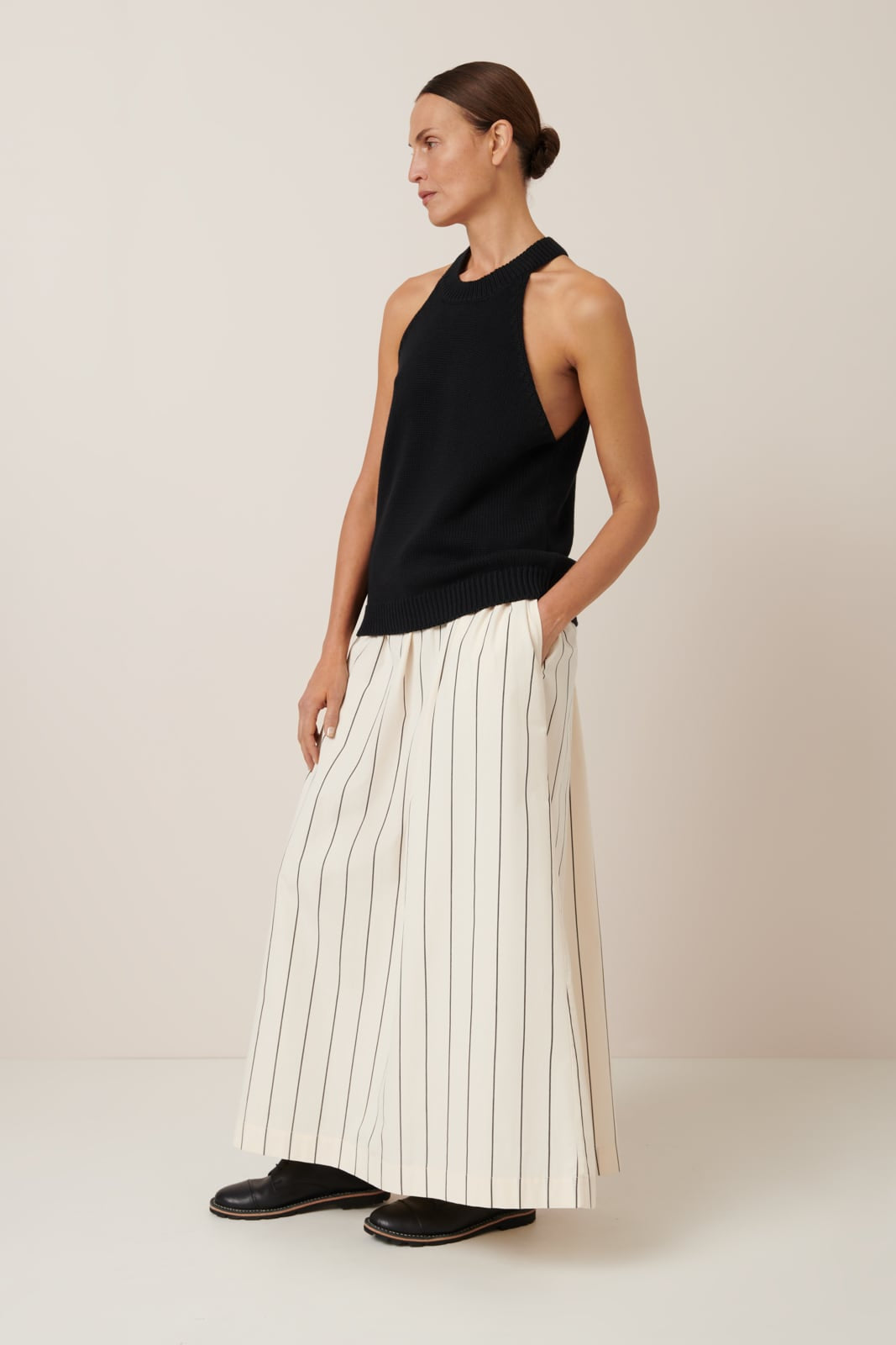 Kowtow - Ebony Singlet - Black