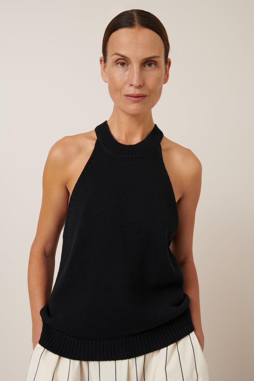 Kowtow - Ebony Singlet - Black