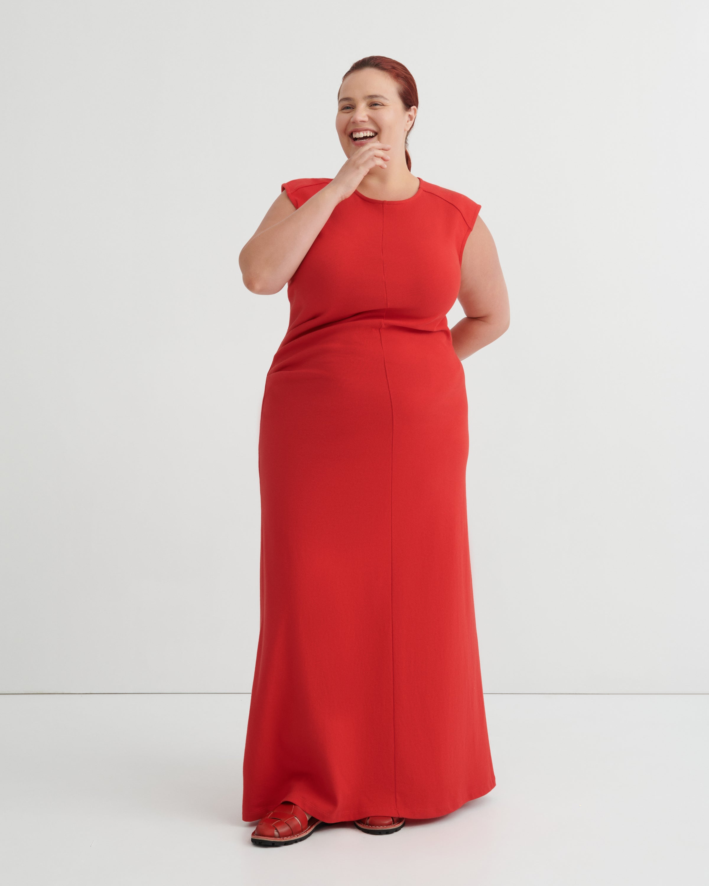 Kowtow - Ember Dress - Poppy Red