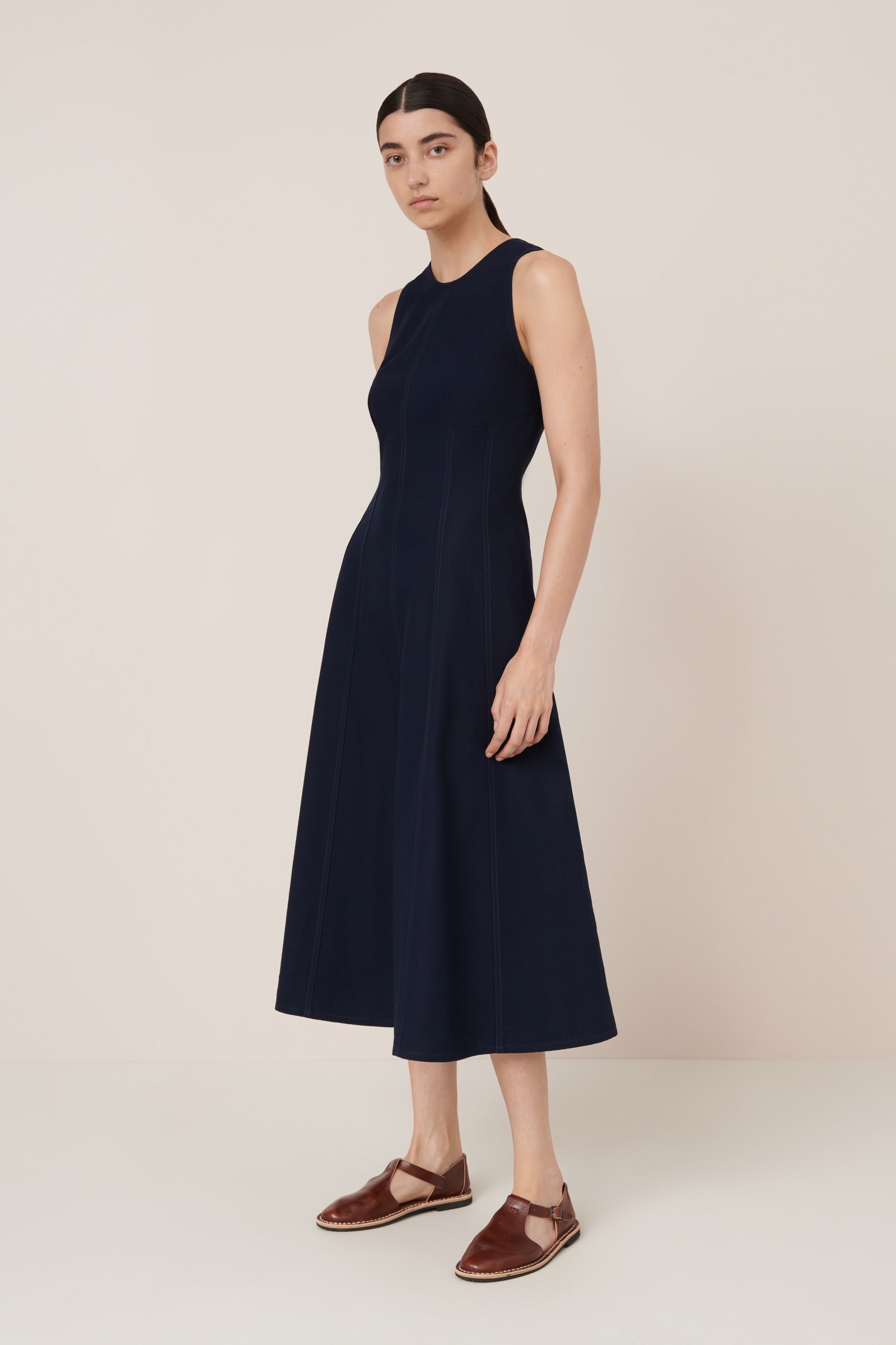 Kowtow – Framework Dress - Evening Navy