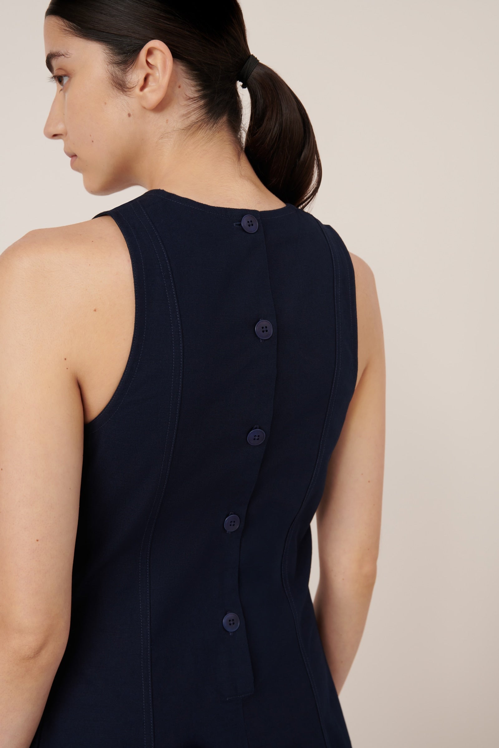 Kowtow – Framework Dress - Evening Navy