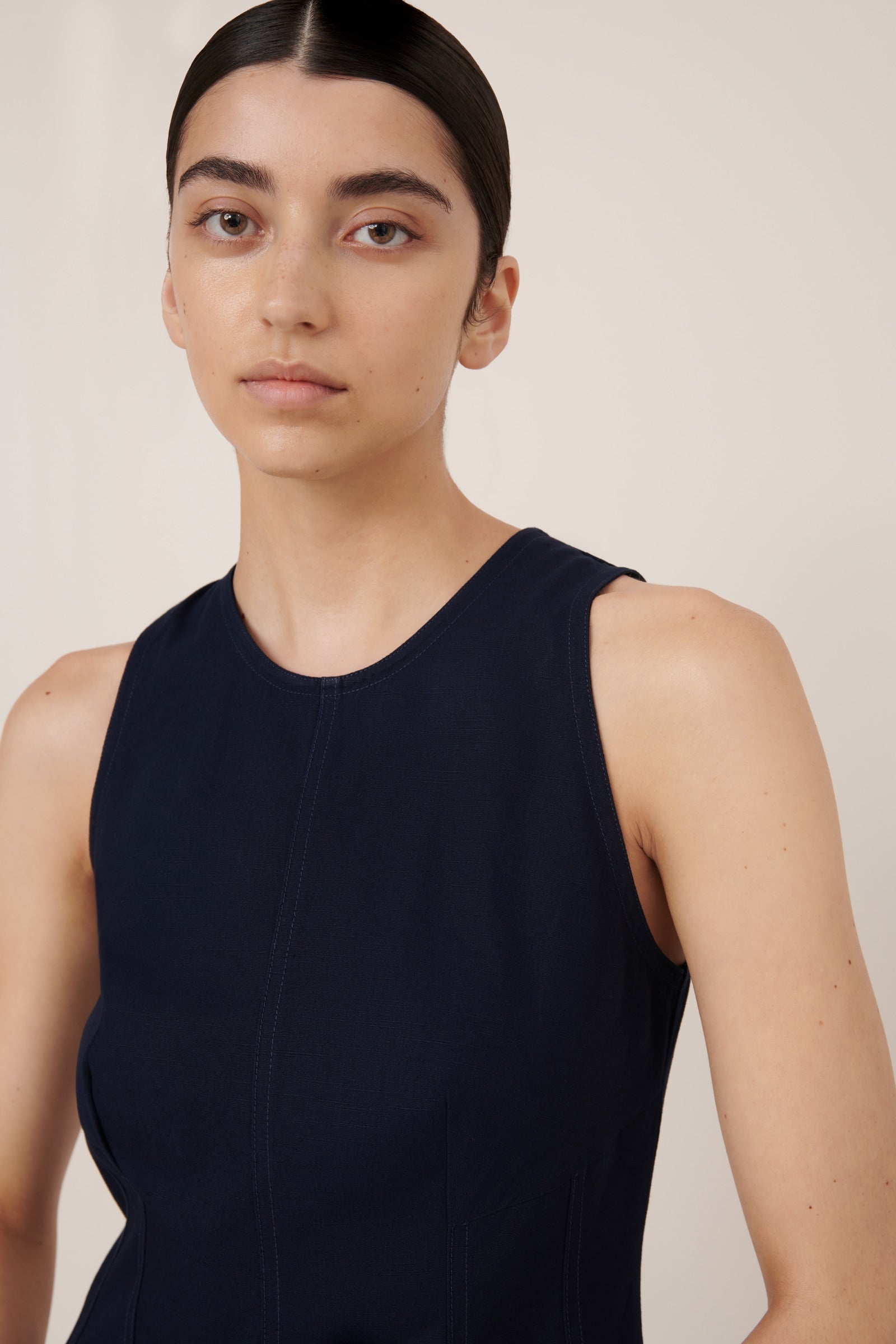 Kowtow – Framework Dress - Evening Navy