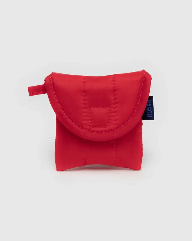 Baggu - Puffy Earbuds Case - Candy Apple
