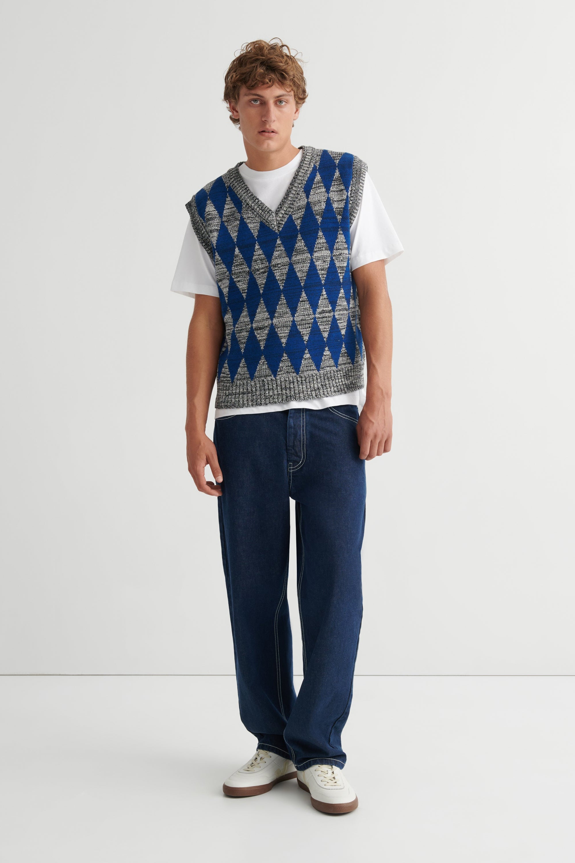 Kowtow - Jarman Vest - Diamond Jacquard
