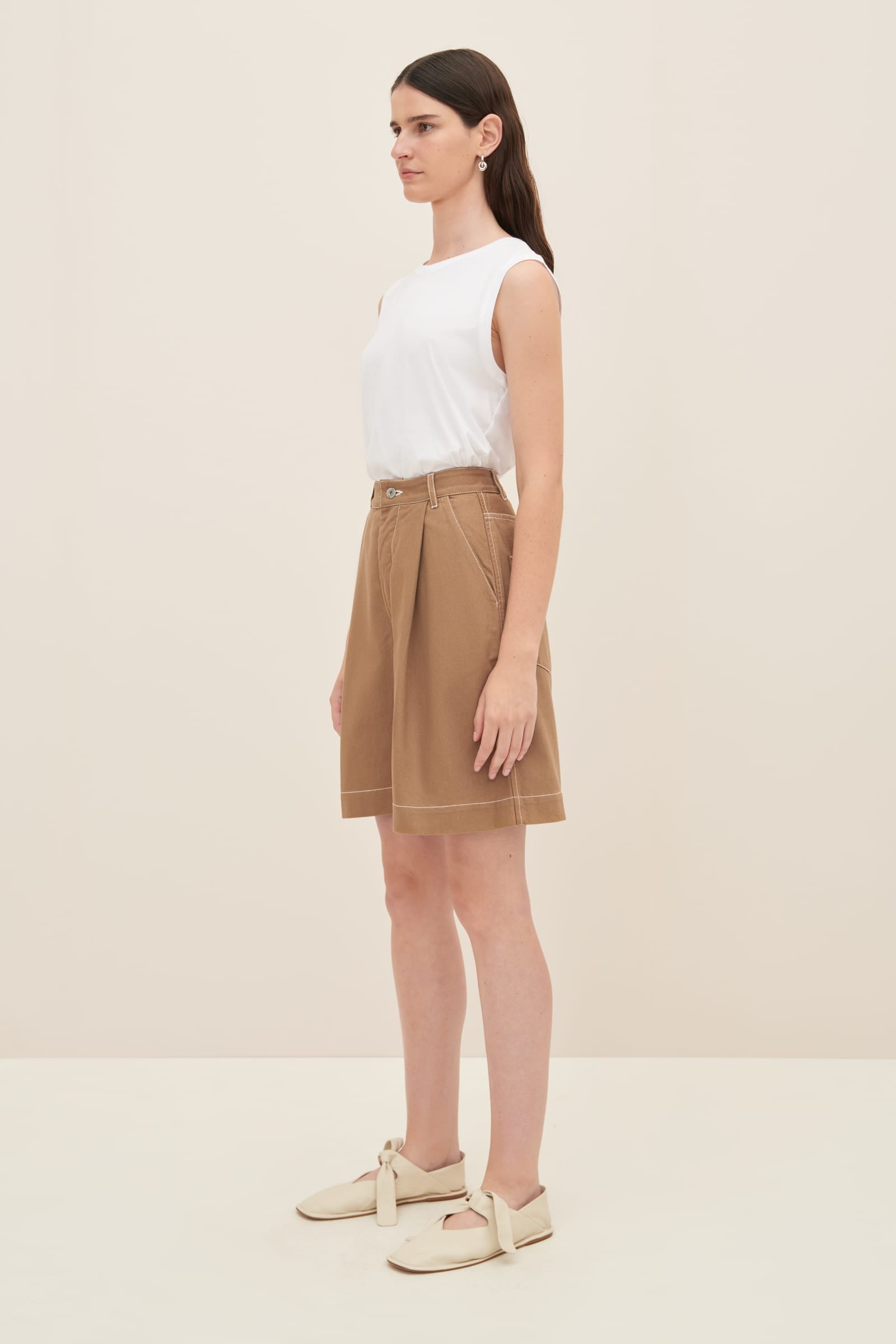 LAST ONE | Kowtow - Journey shorts - Earth Denim