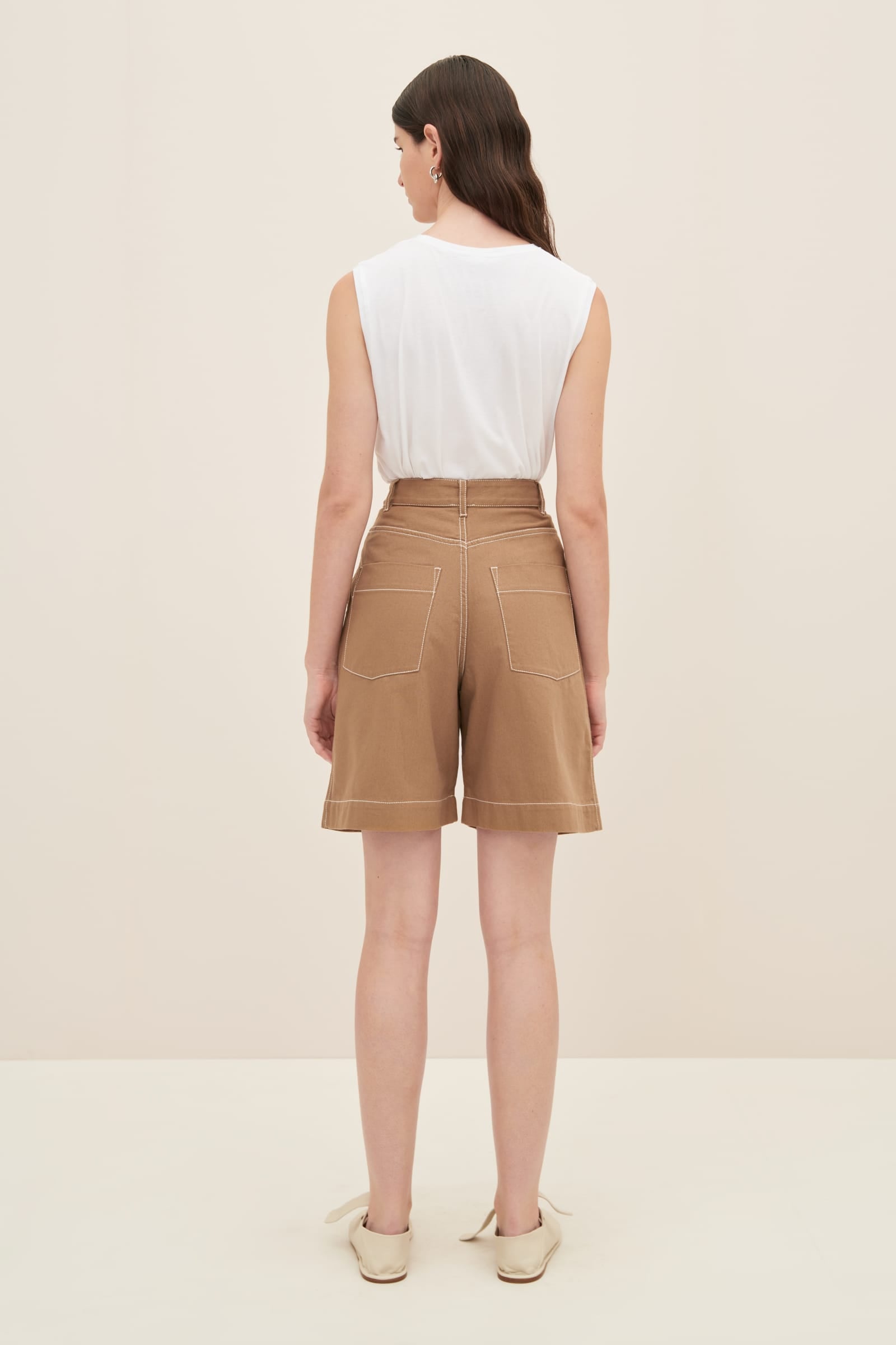 LAST ONE | Kowtow - Journey shorts - Earth Denim