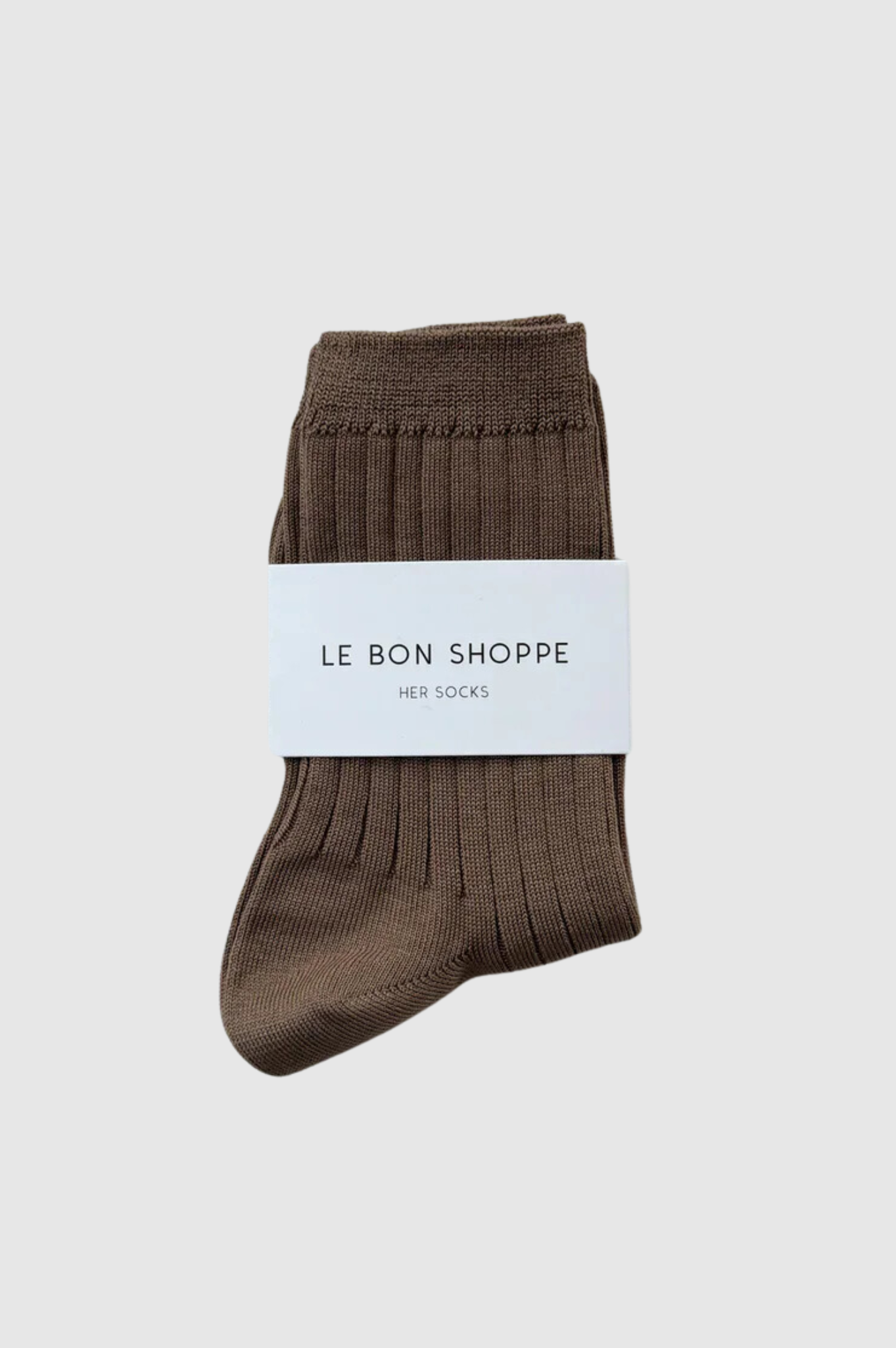 Le Bon Shoppe - Her Socks - Dark Tan