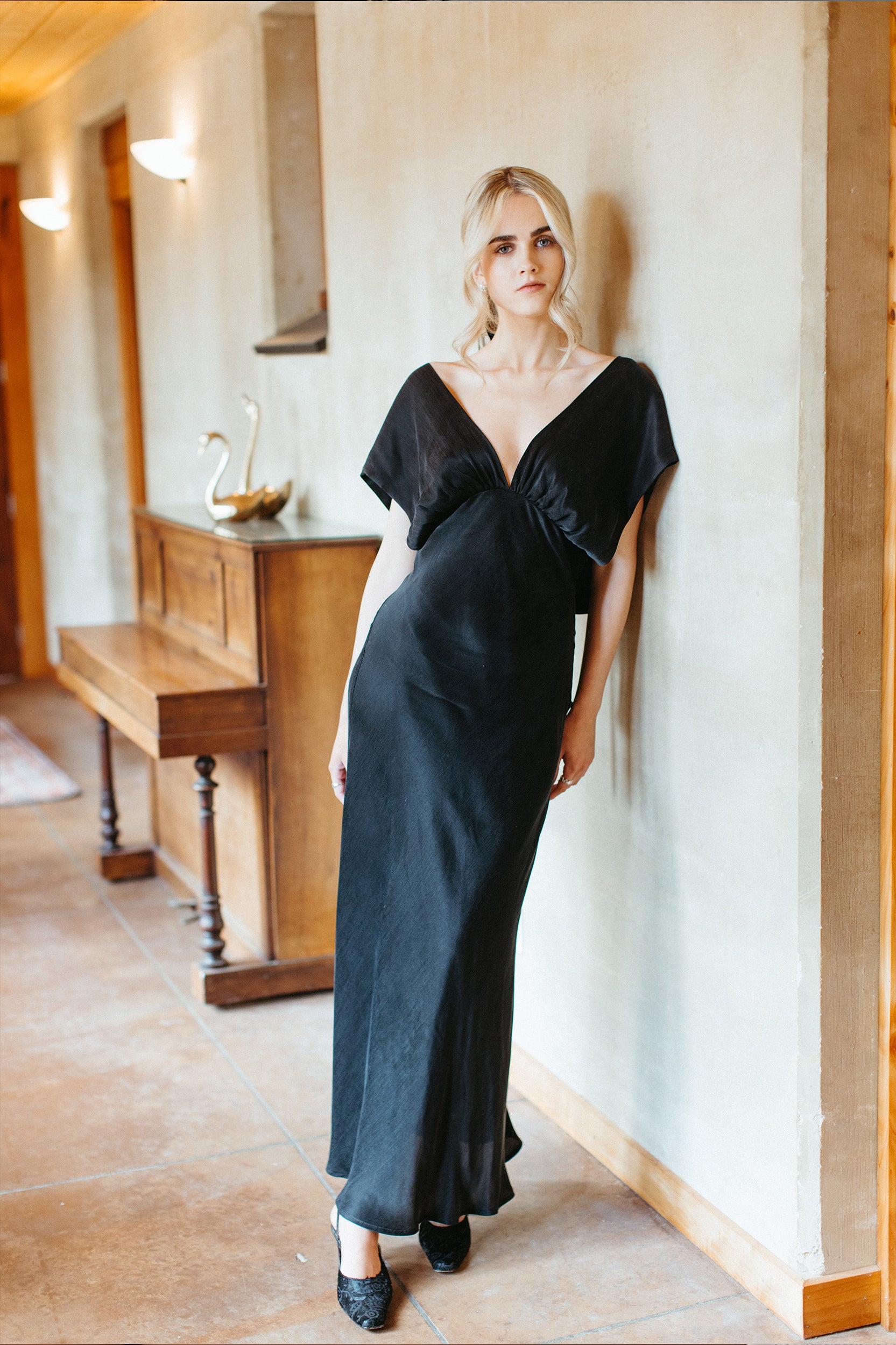 Mane - Monet Drape Dress