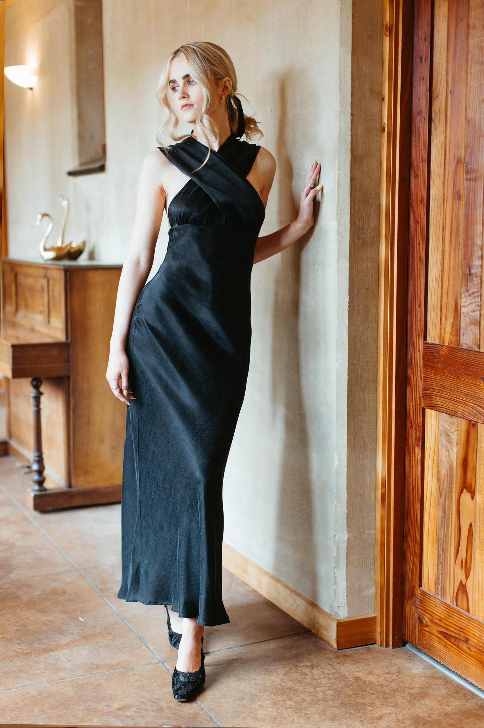 Mane - Monet Drape Dress