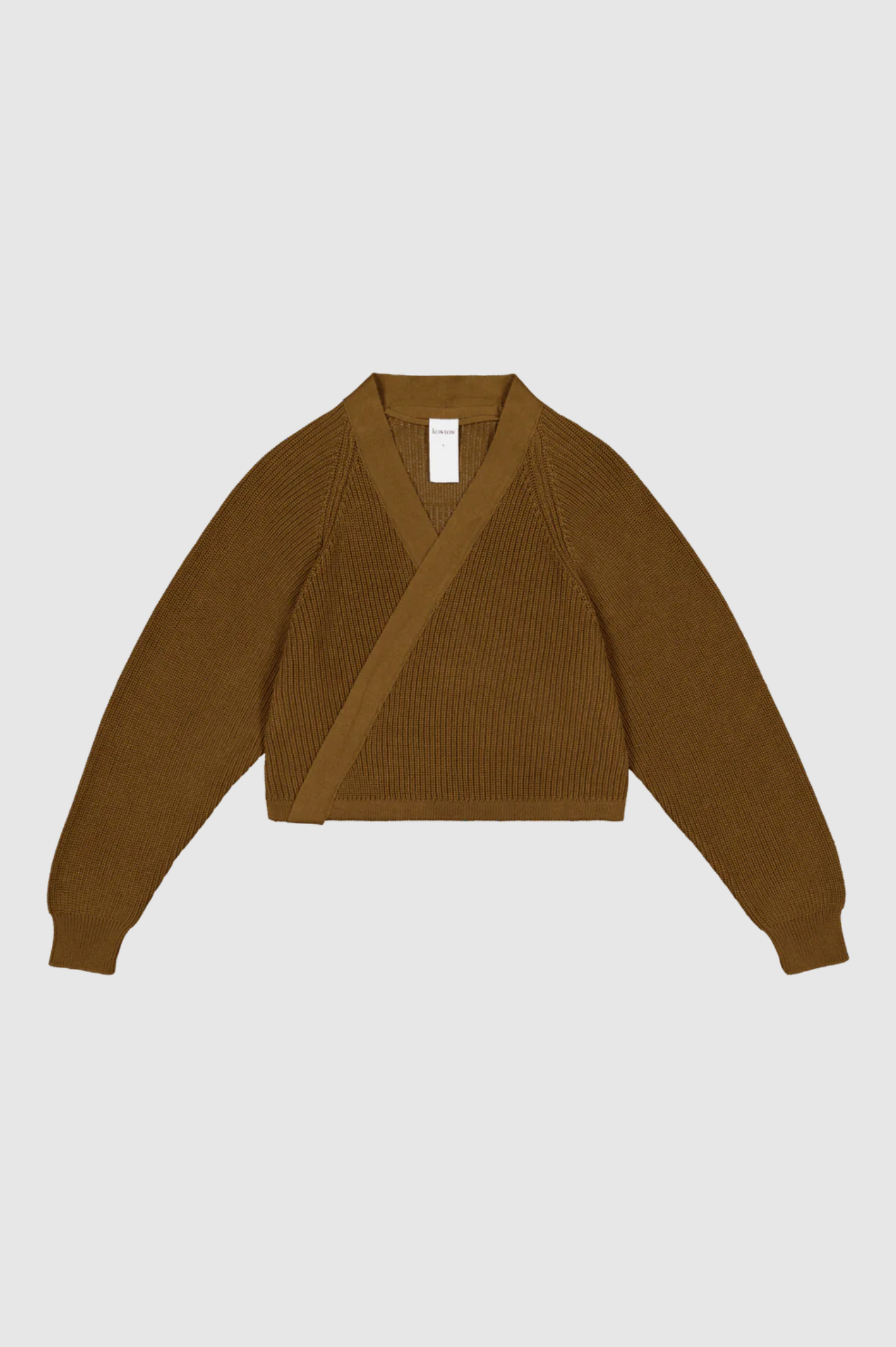Kowtow - Composure Cardigan - Dark Spice