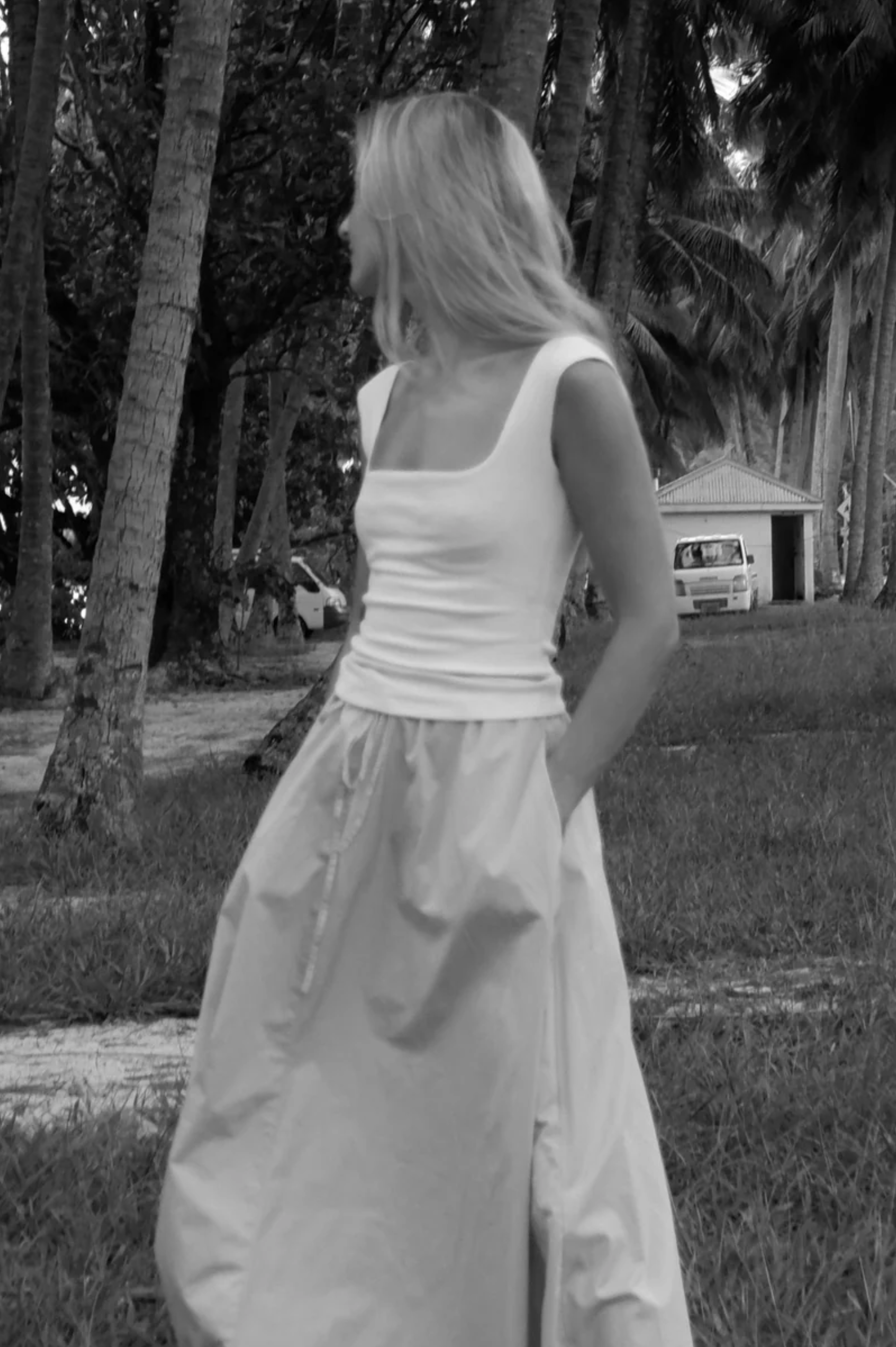 Dominique Healy - Naia Tank - Ivory