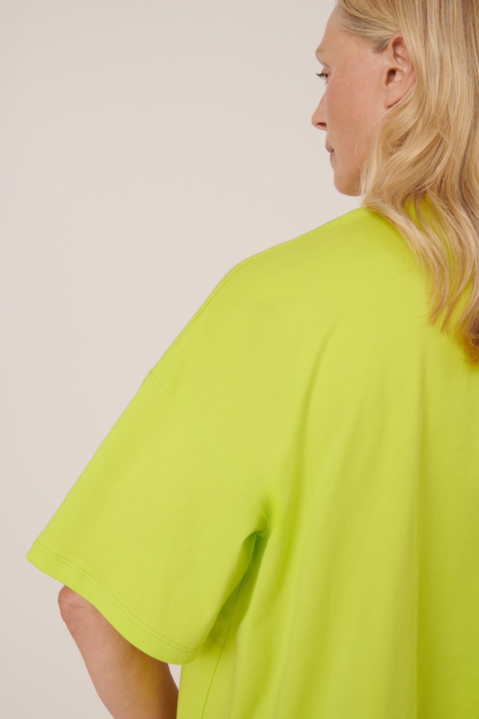Kowtow - Oversized Boxy Tee - Fluro Yellow