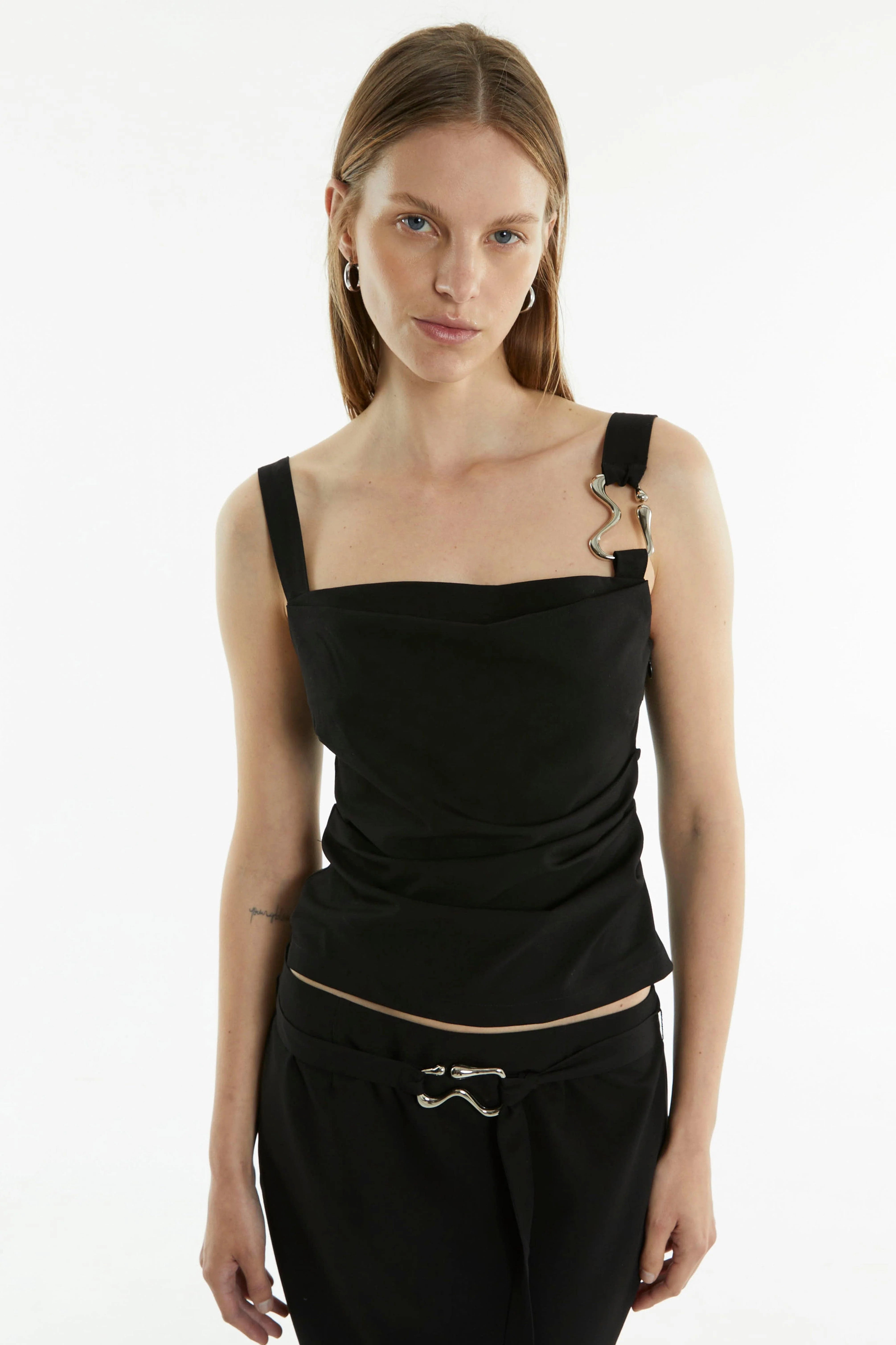 LAST ONE | Third Form - Paradigm Tucked Camisole - Black