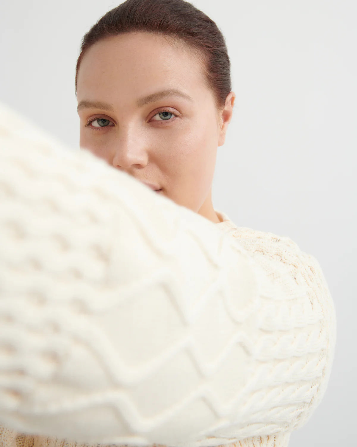 Kowtow - Patchwork Jumper - Chalk