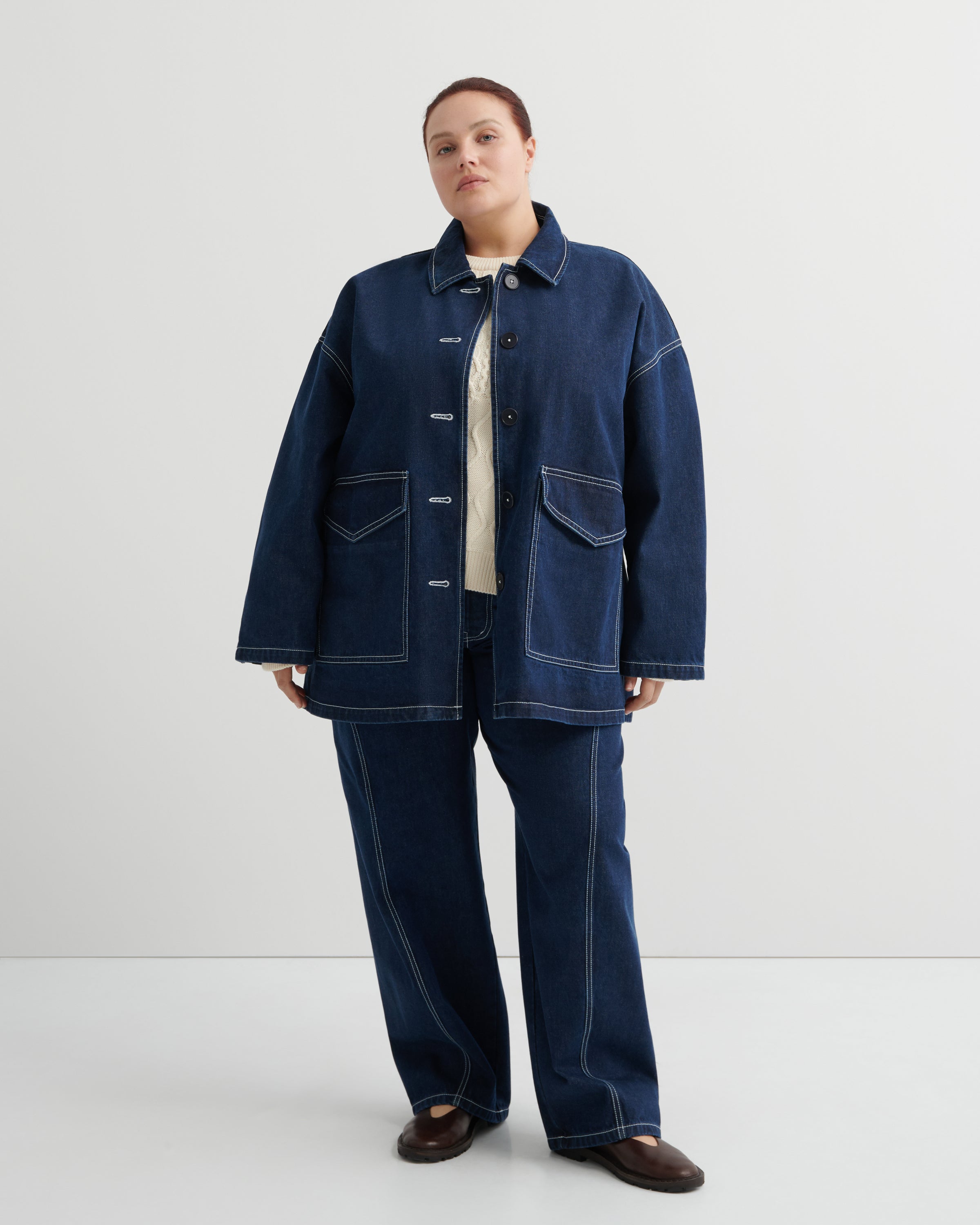 Kowtow - Portrait Jacket - Indigo Denim