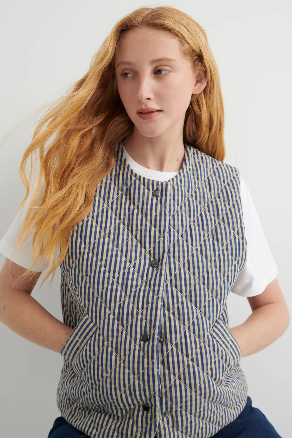 Kowtow – Quilter Vest – Landscape Check