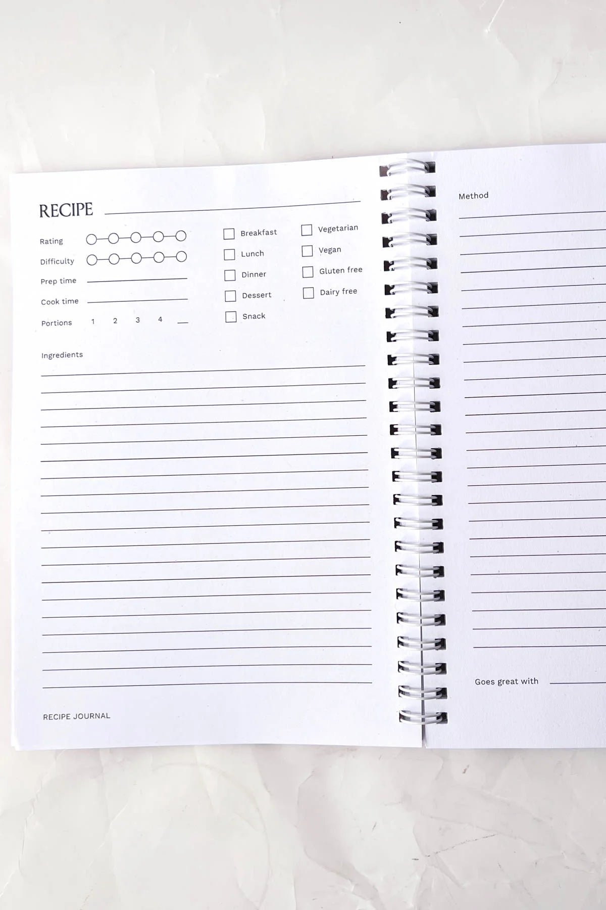 Crushes - Recipe Journal