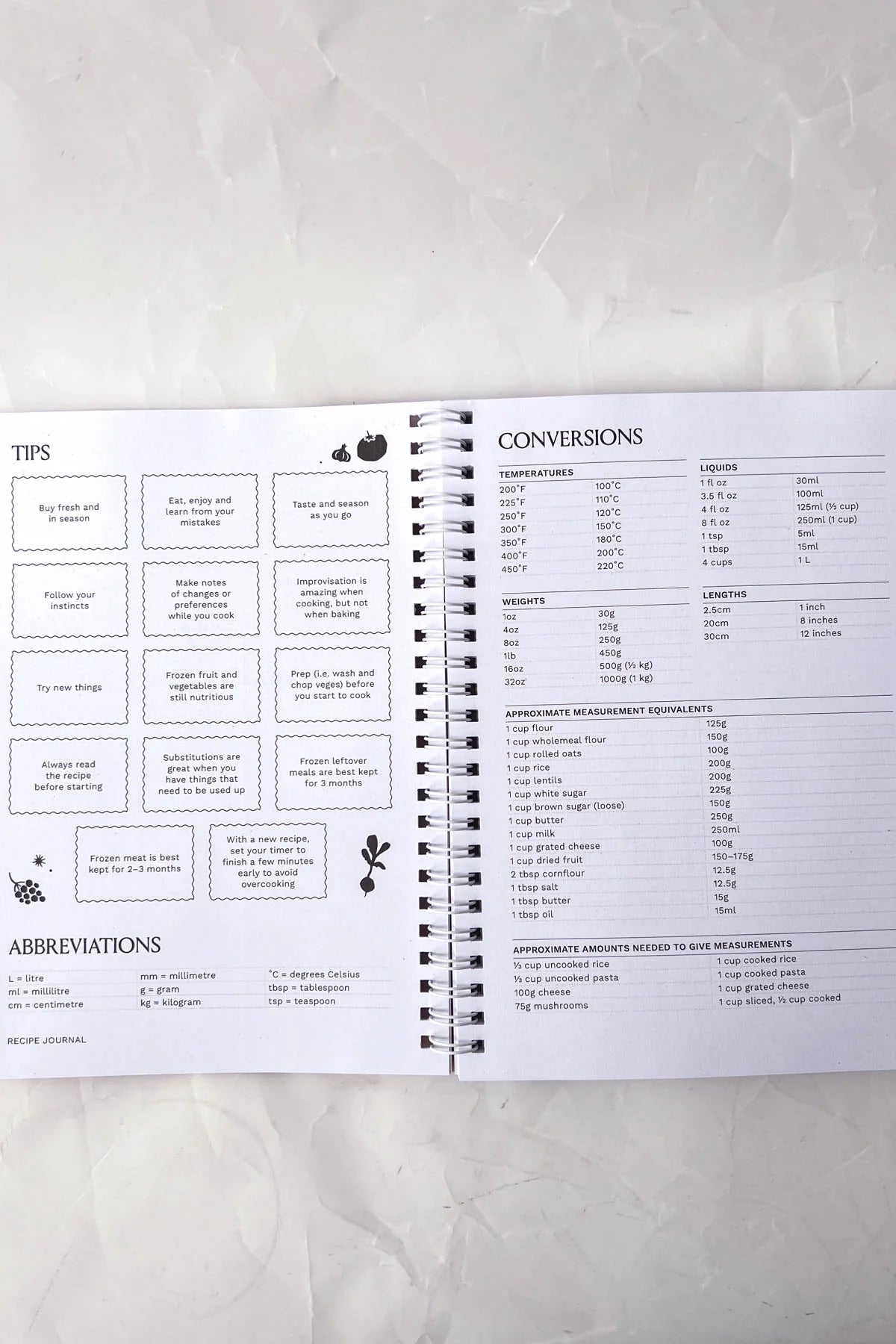 Crushes - Recipe Journal