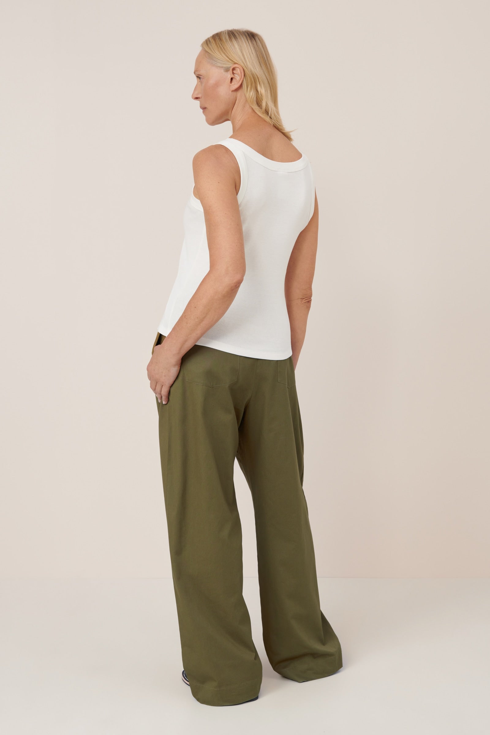 Kowtow - Ridge Singlet - Off White