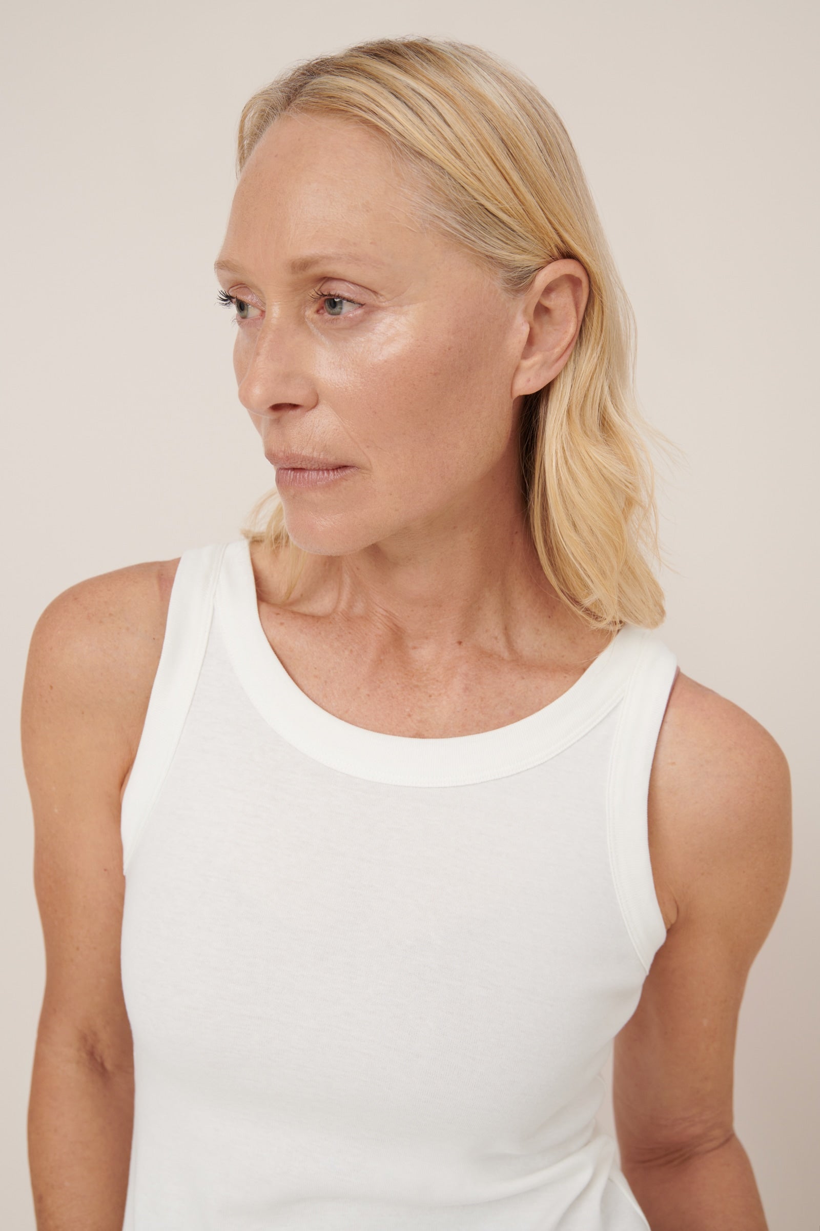 Kowtow - Ridge Singlet - Off White