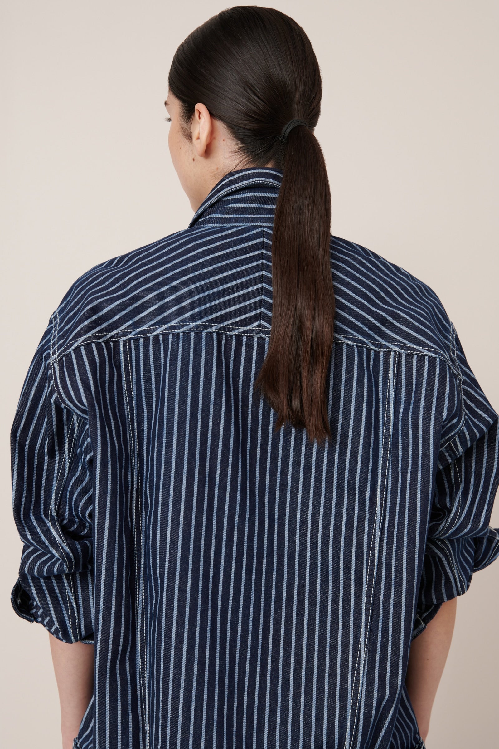 Kowtow - Riley Jacket - Chalk Stripe
