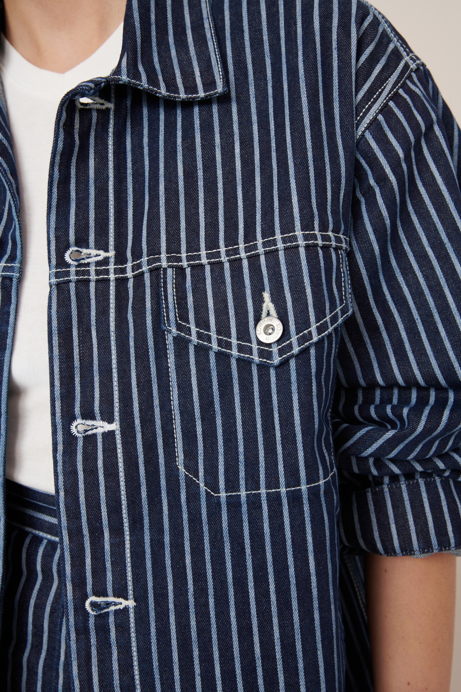 Kowtow - Riley Jacket - Chalk Stripe