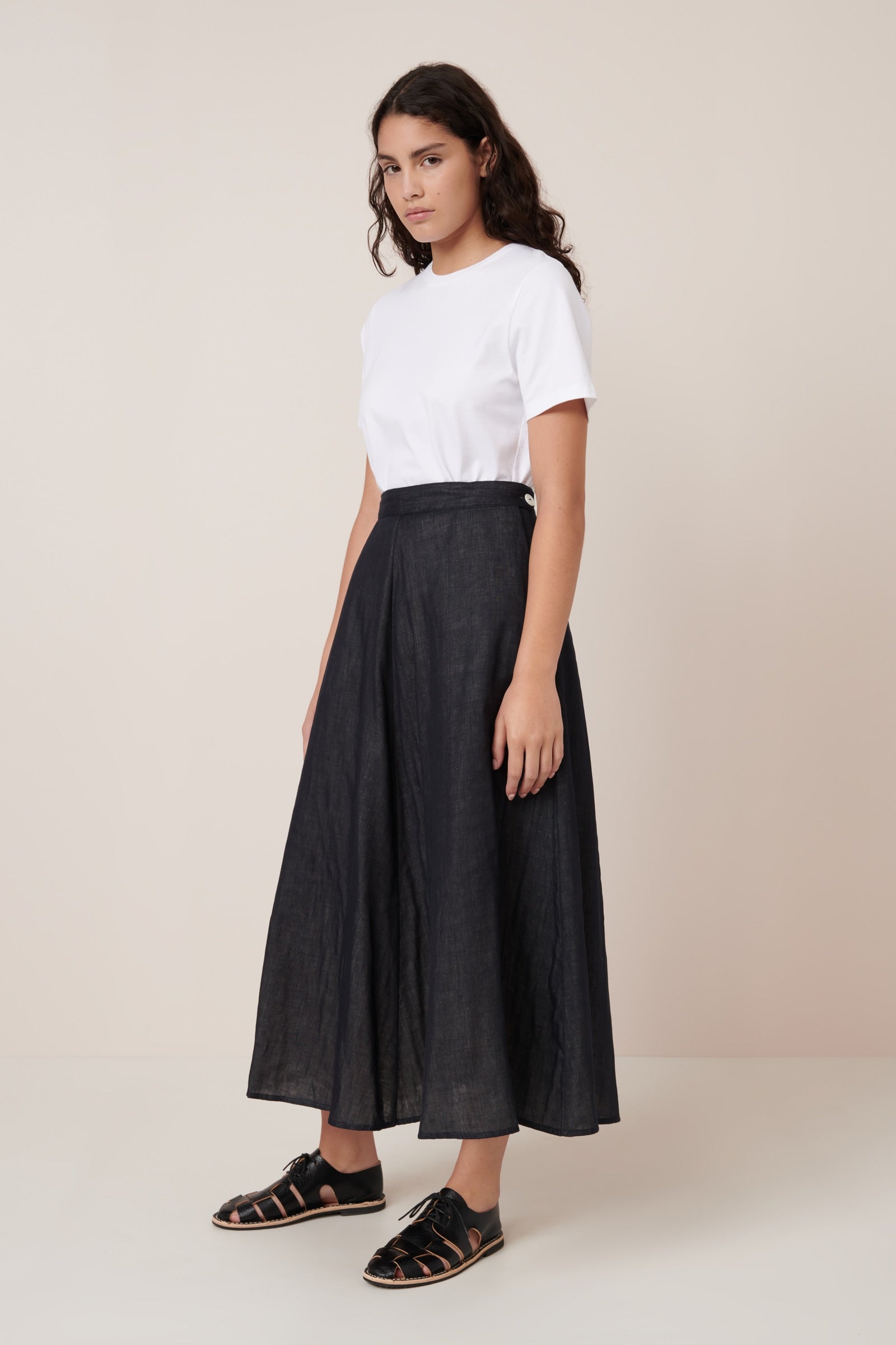 Kowtow - Rotation Skirt - Black Ecru