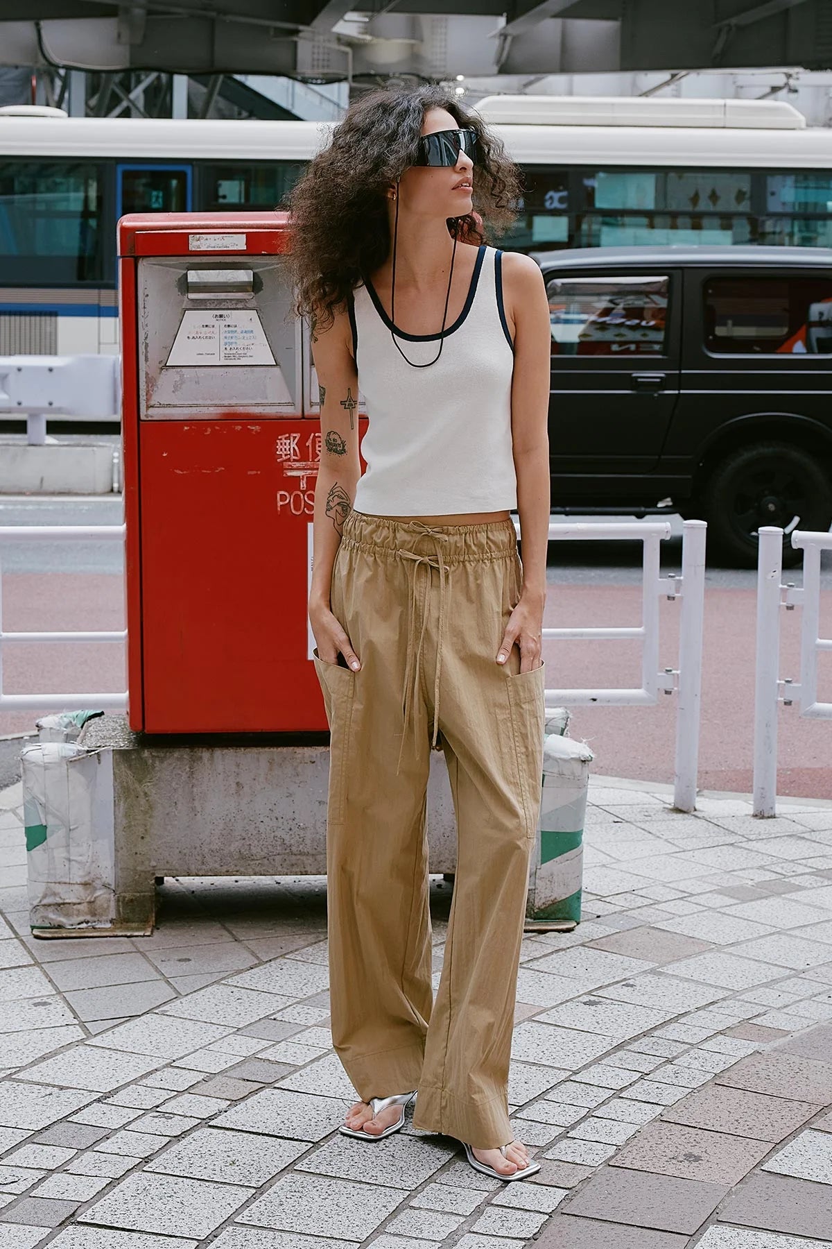 Rowie - Jessica Cargo Pants - Washed Khaki