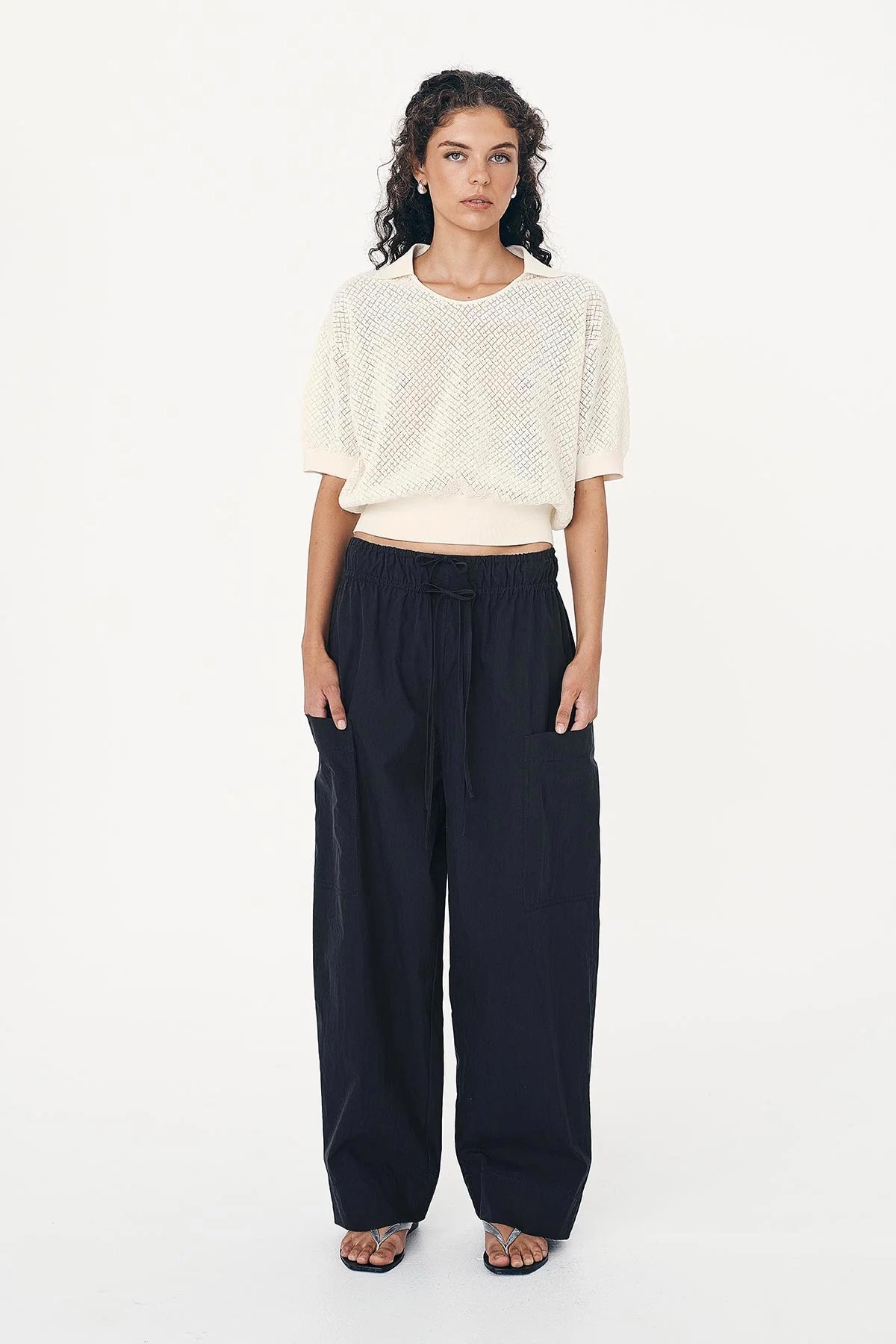 Rowie - Loretta Pointelle Knit - Bone