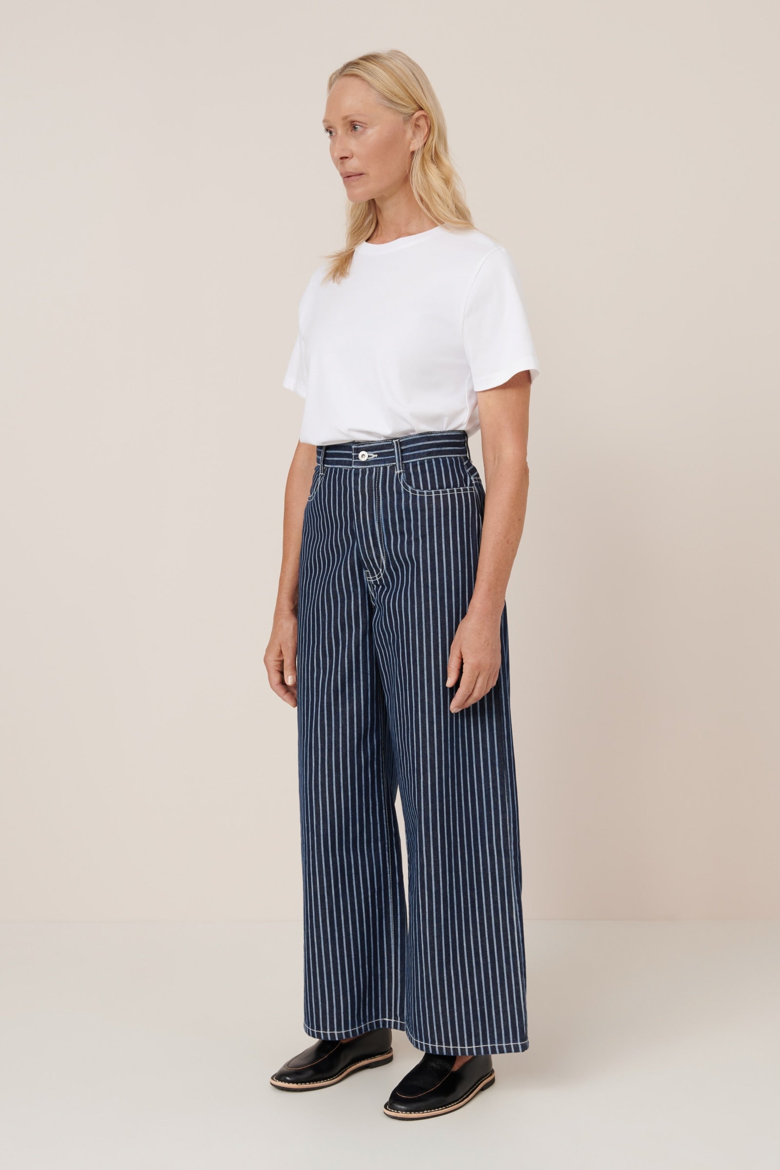 Kowtow - Sailor Jeans - Chalk Stripe