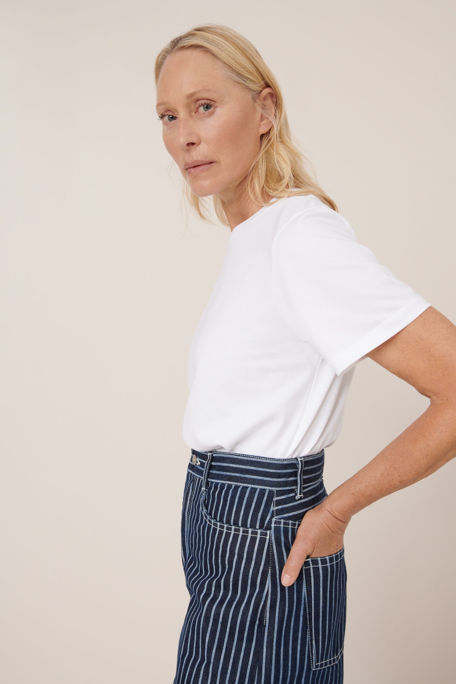 Kowtow - Sailor Jeans - Chalk Stripe