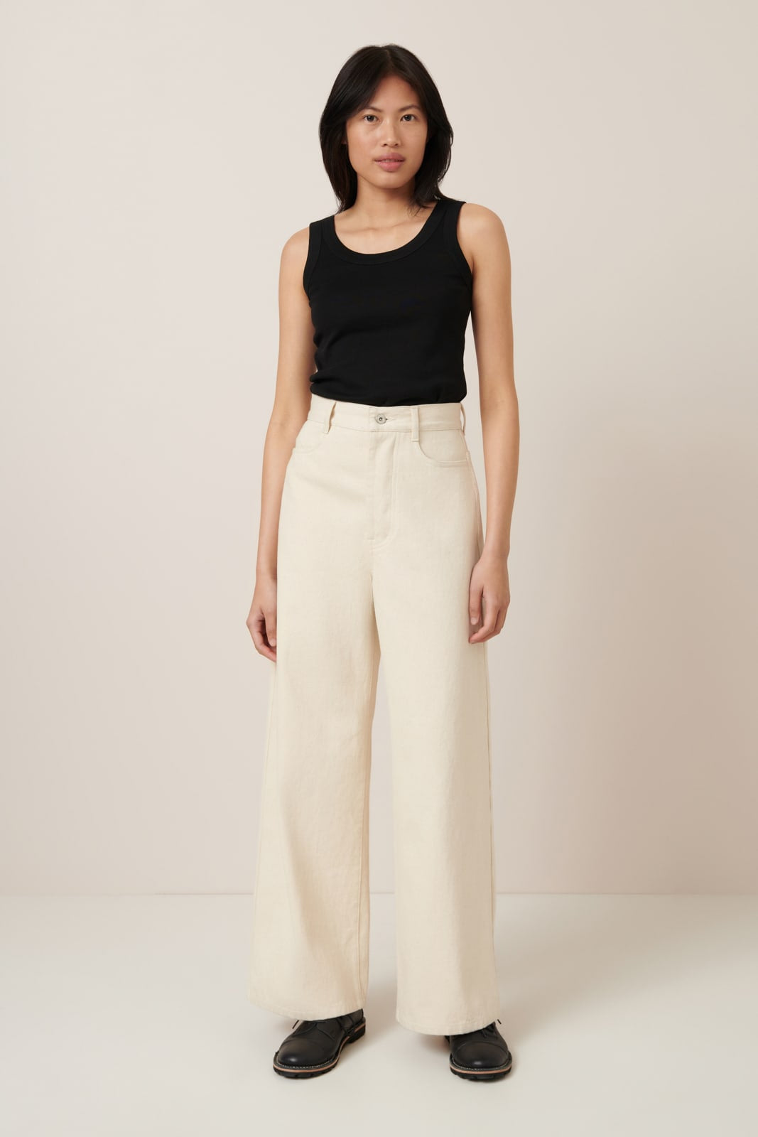 Shop Kowtow - Sailor Jeans - Ecru online | Found Store NZ | Found Store