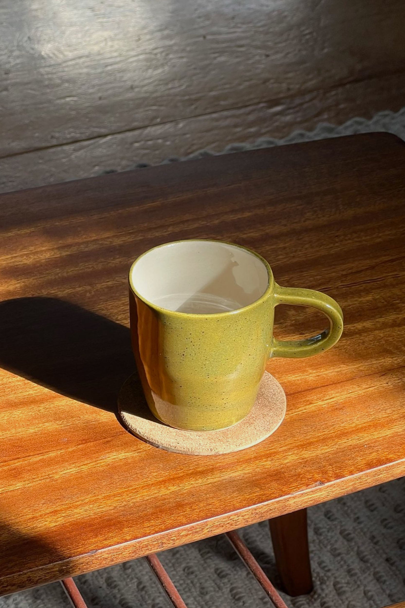 Slab Ceramics - Espresso Diner Mug - Seaweed