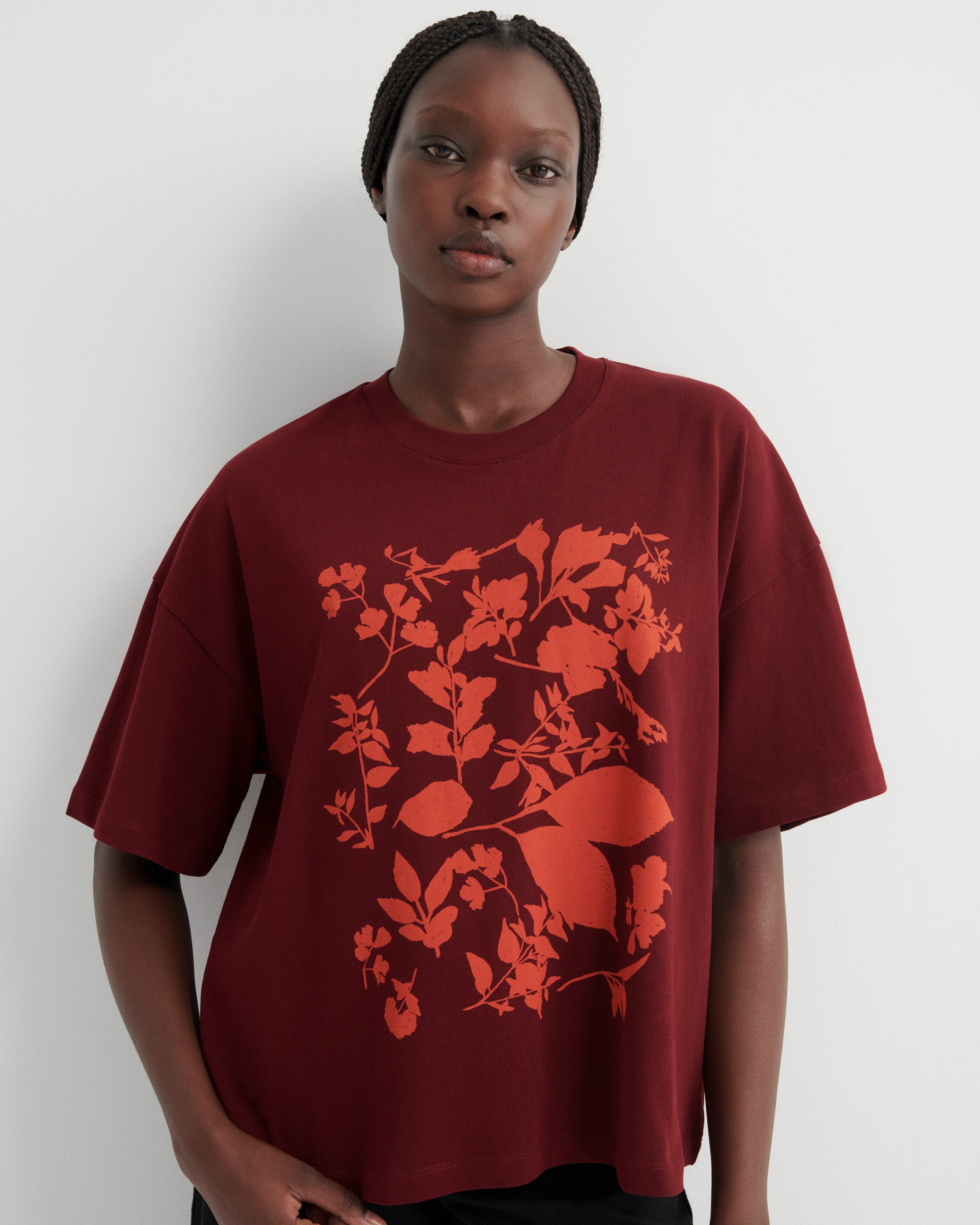 Kowtow - Stencil Tee - Maroon
