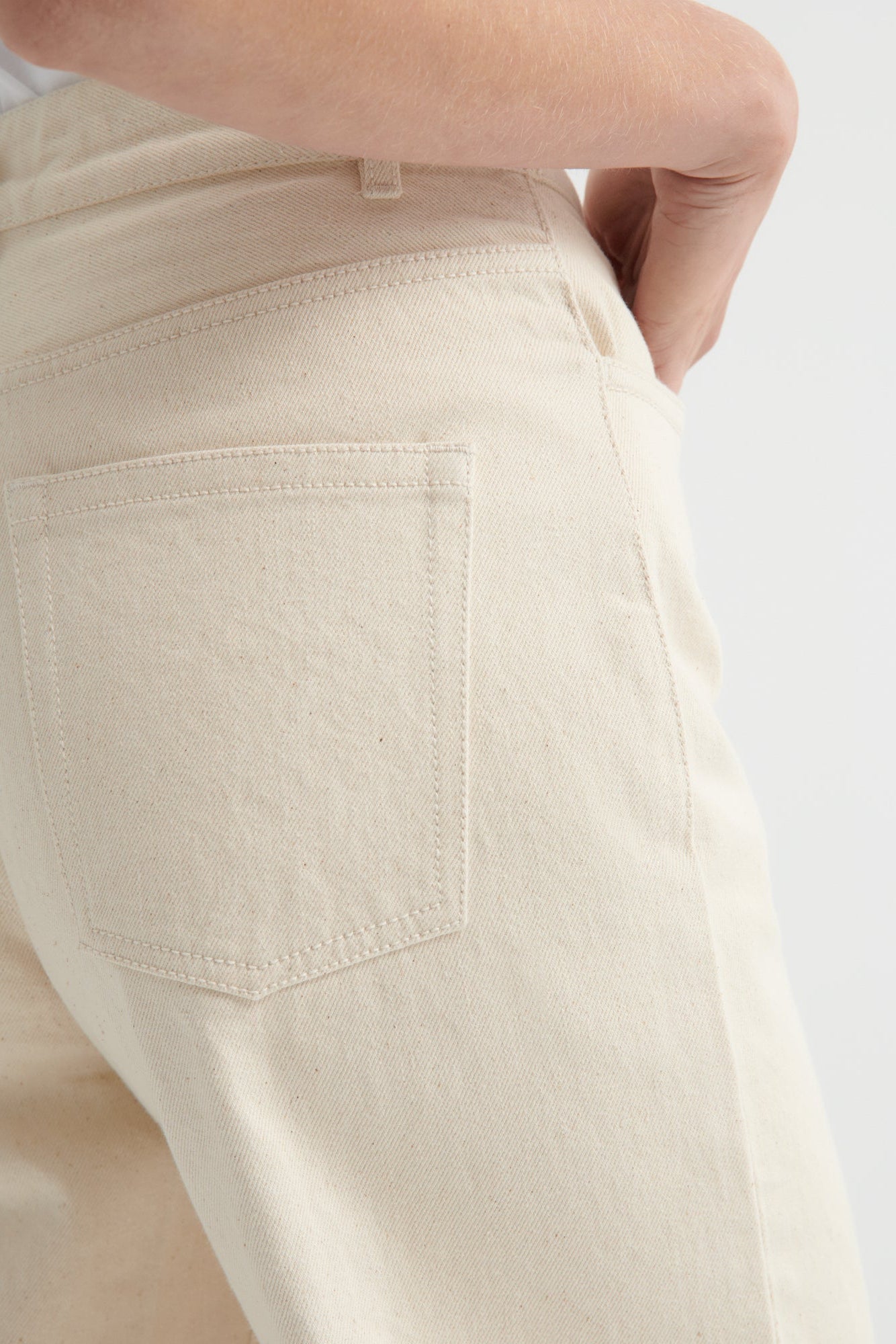 Kowtow - Straight Leg Jeans - Ecru Denim