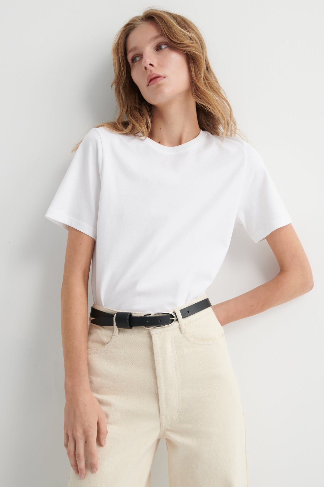 Kowtow - Straight Leg Jeans - Ecru Denim