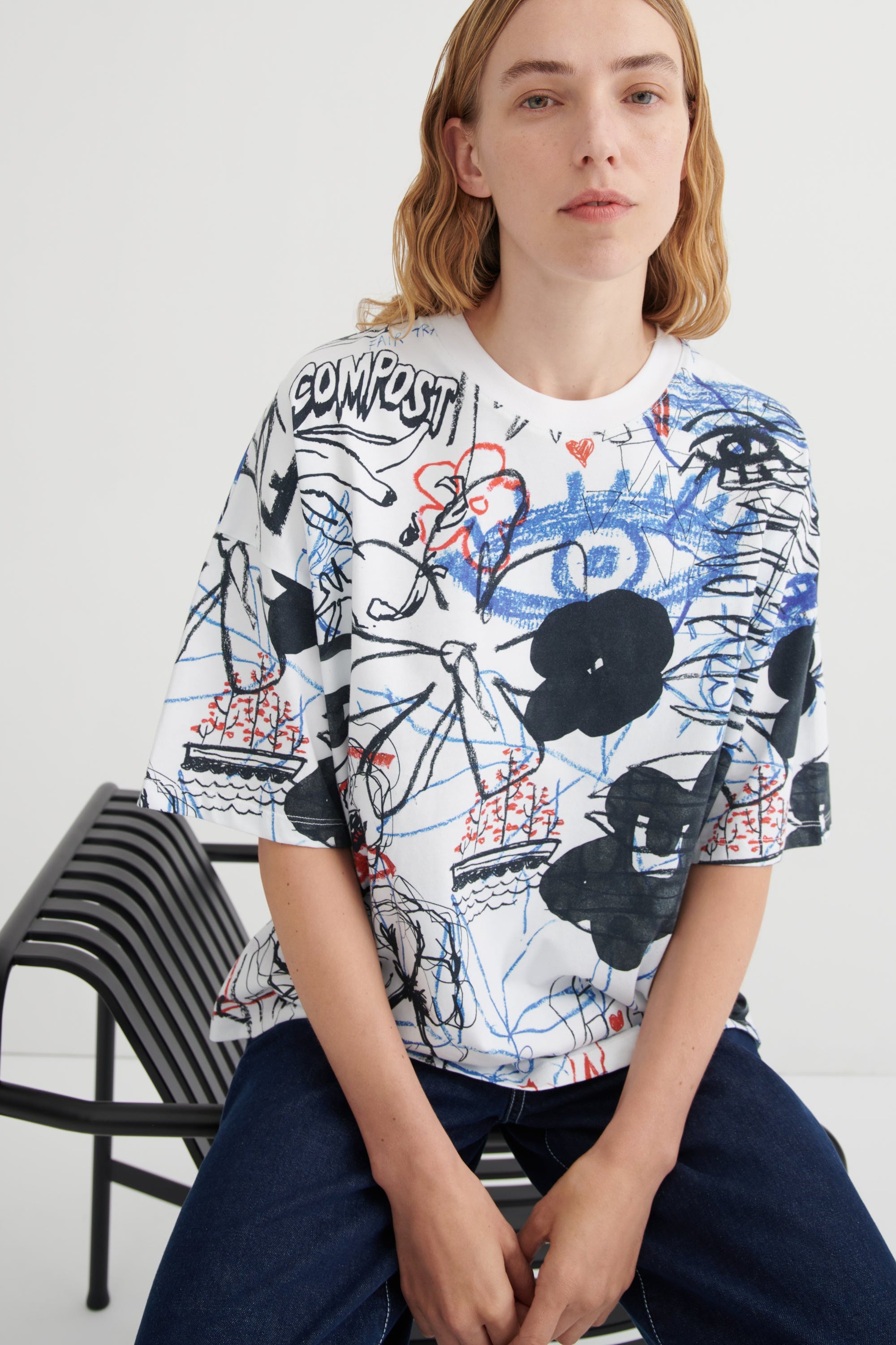 Kowtow - Oversized Boxy Tee - Anniversary Print