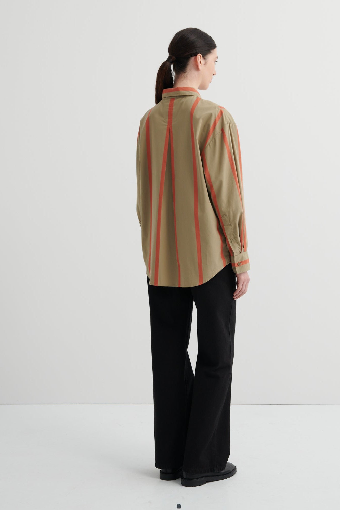 Kowtow - Maker Shirt - Nasturtium Stripe