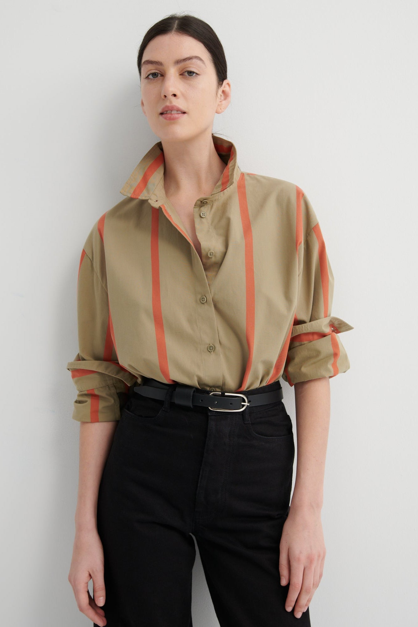 Kowtow - Maker Shirt - Nasturtium Stripe
