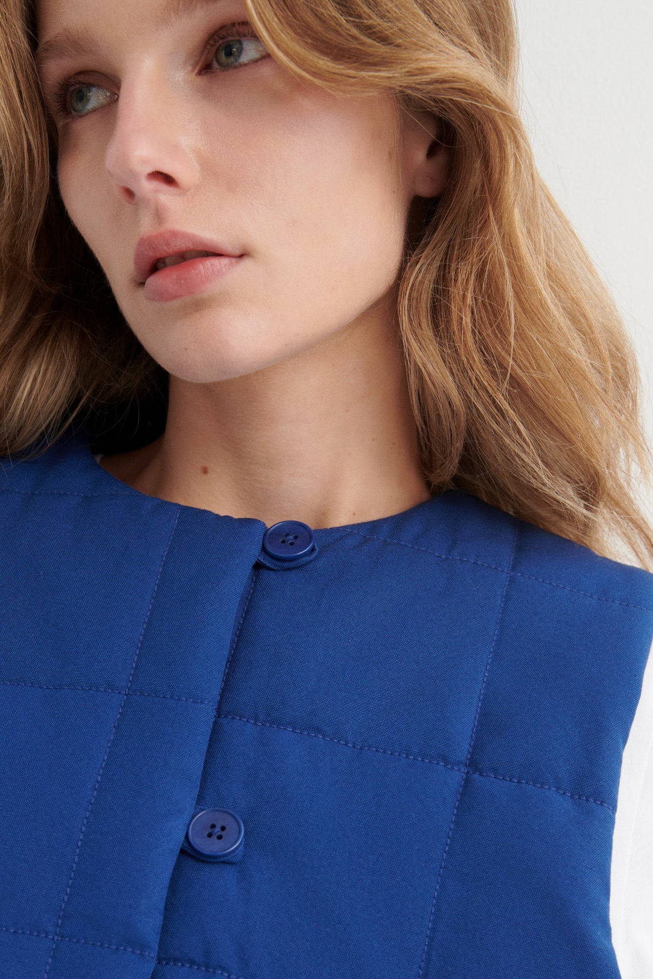 Kowtow - Studio Vest - Factory Blue