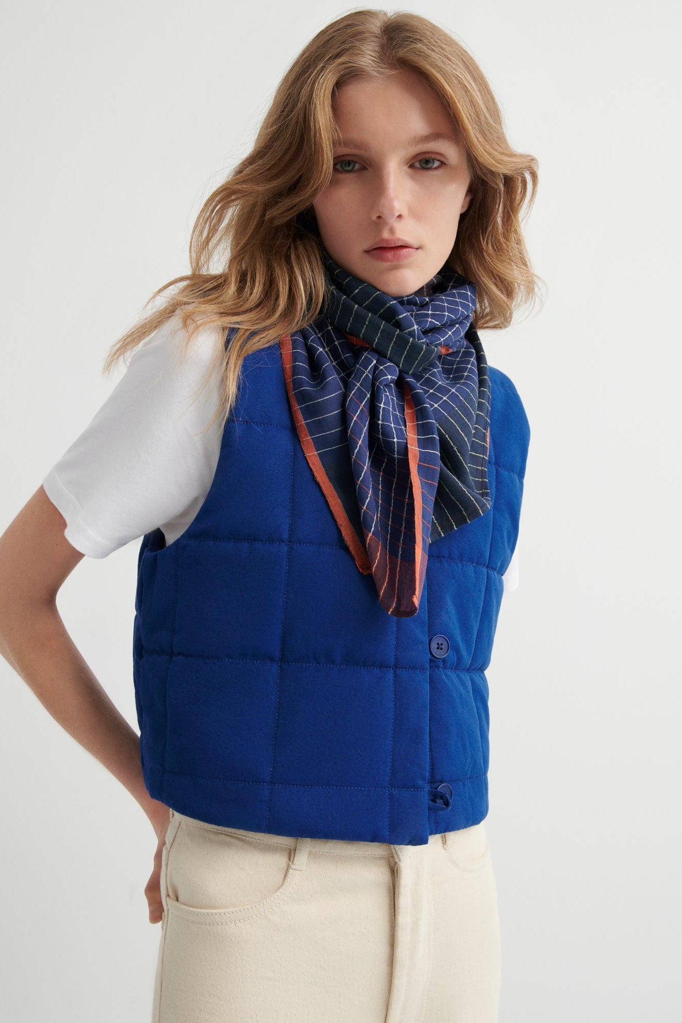 Kowtow - Studio Vest - Factory Blue