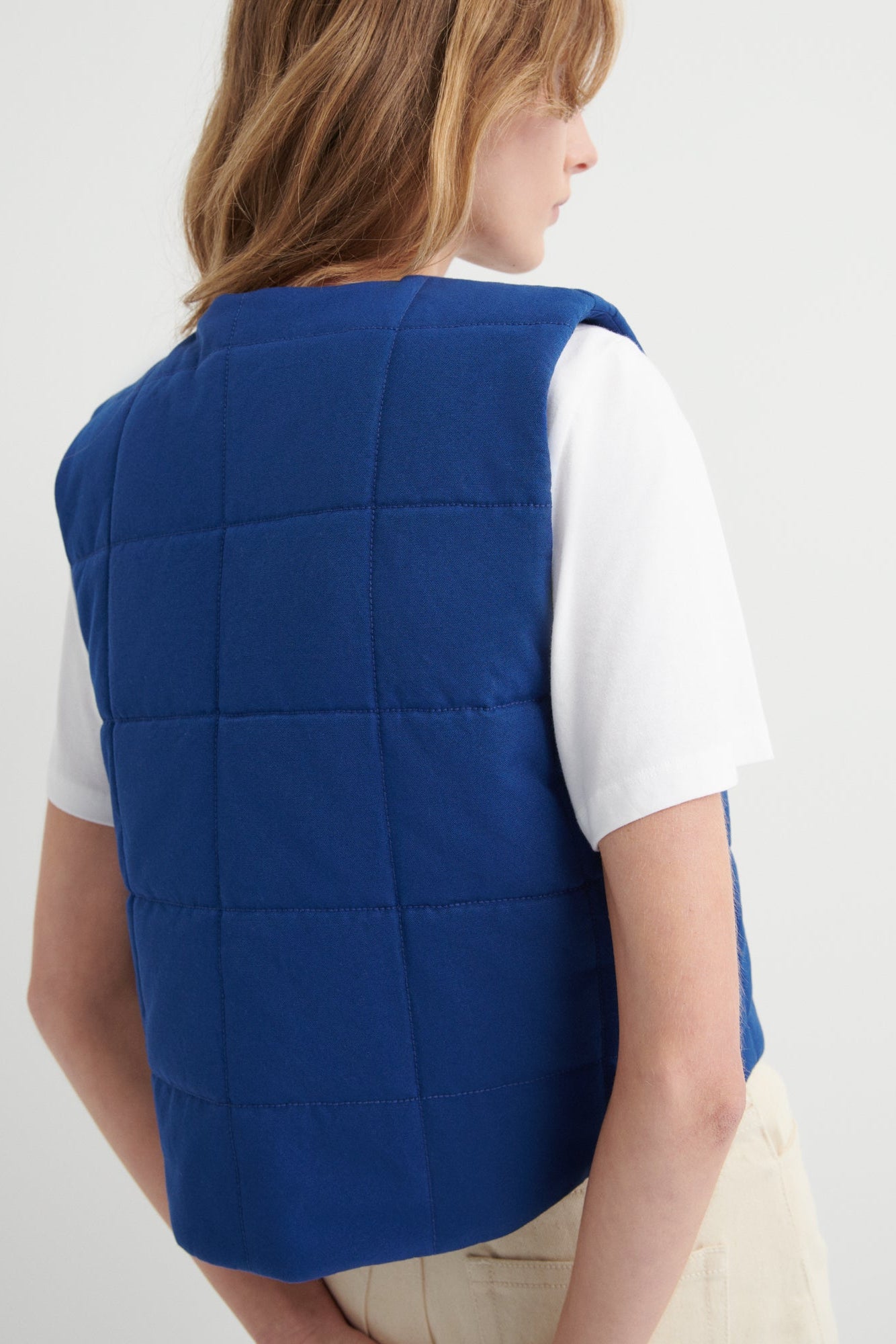 Kowtow - Studio Vest - Factory Blue