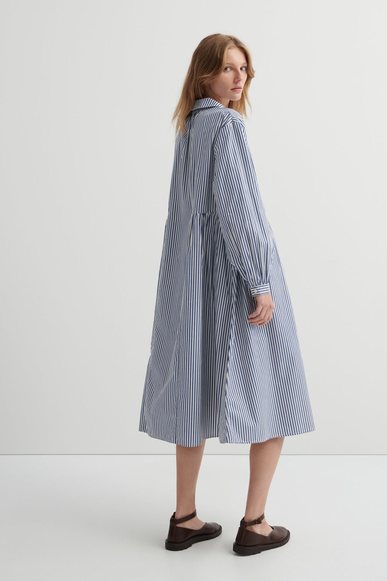 Kowtow - Sonnet Dress - Workwear Stripe