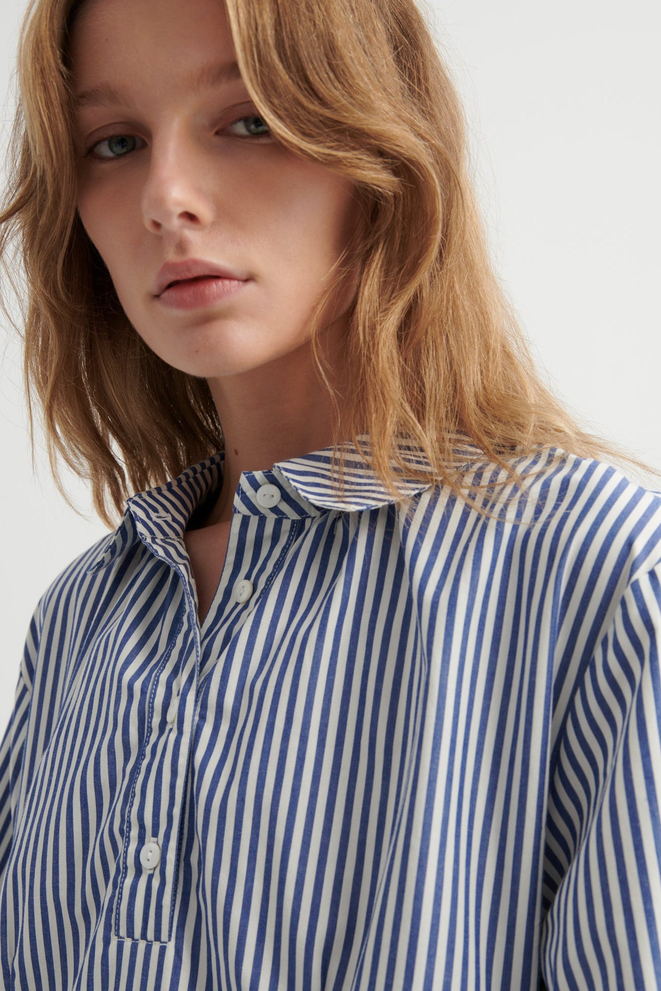 Kowtow - Sonnet Dress - Workwear Stripe