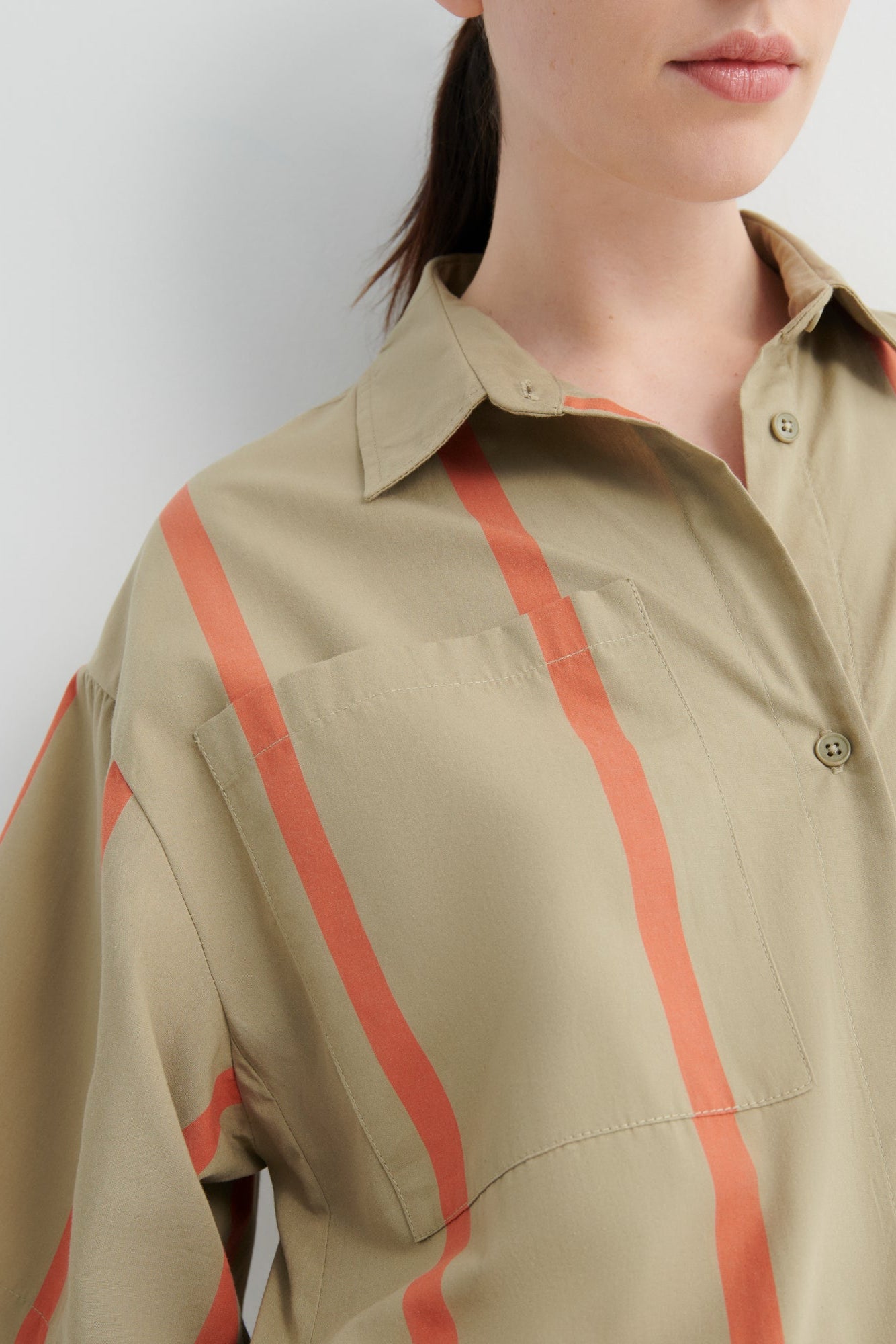 Kowtow - Balance Dress - Nasturtium Stripe