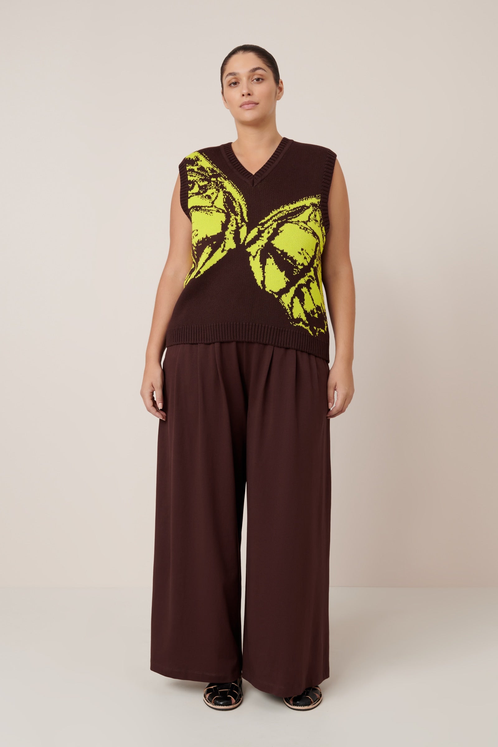 Kowtow - Wingspan Vest - Mahogany