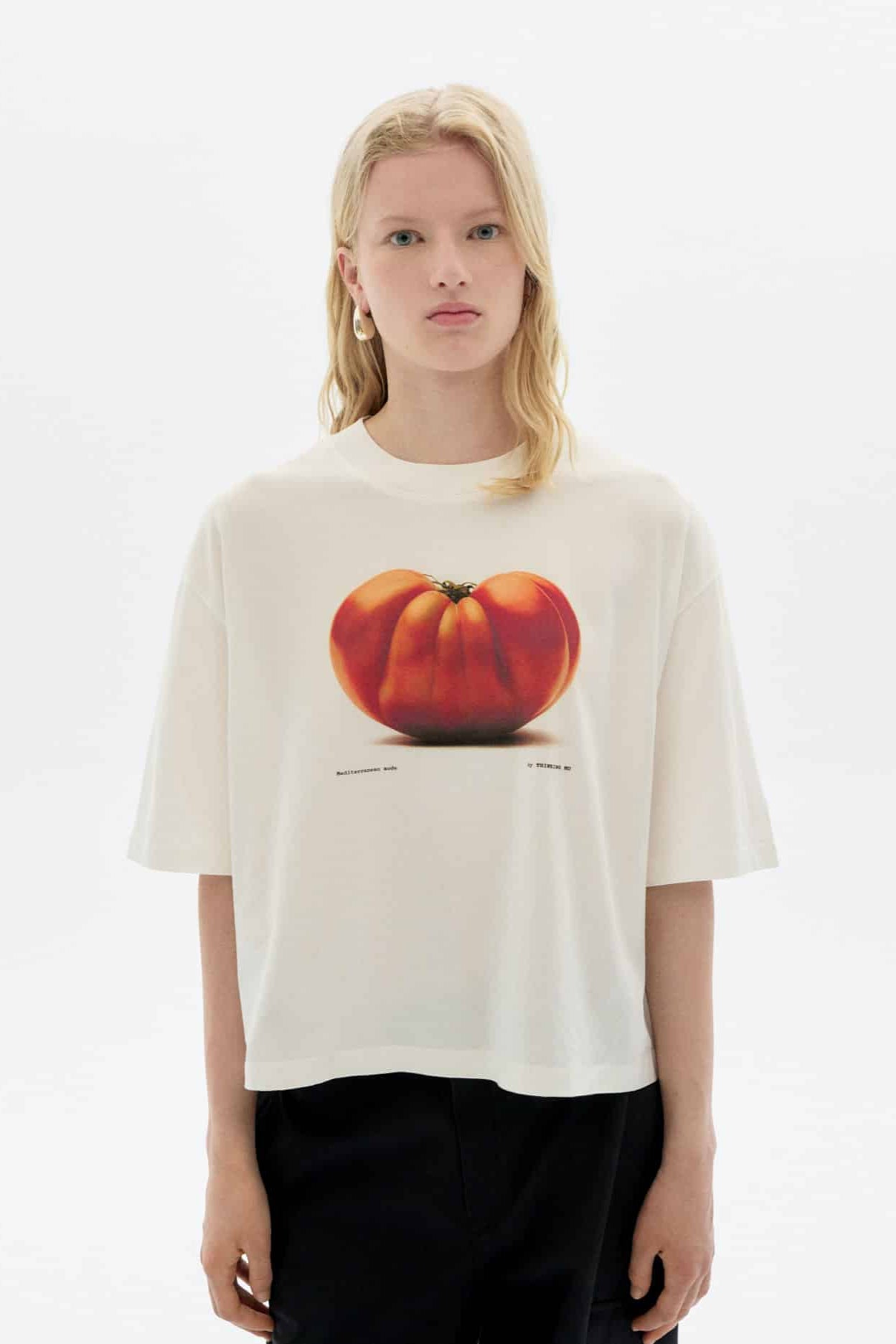 Thinking Mu - Tomaquet Lena Tee - White