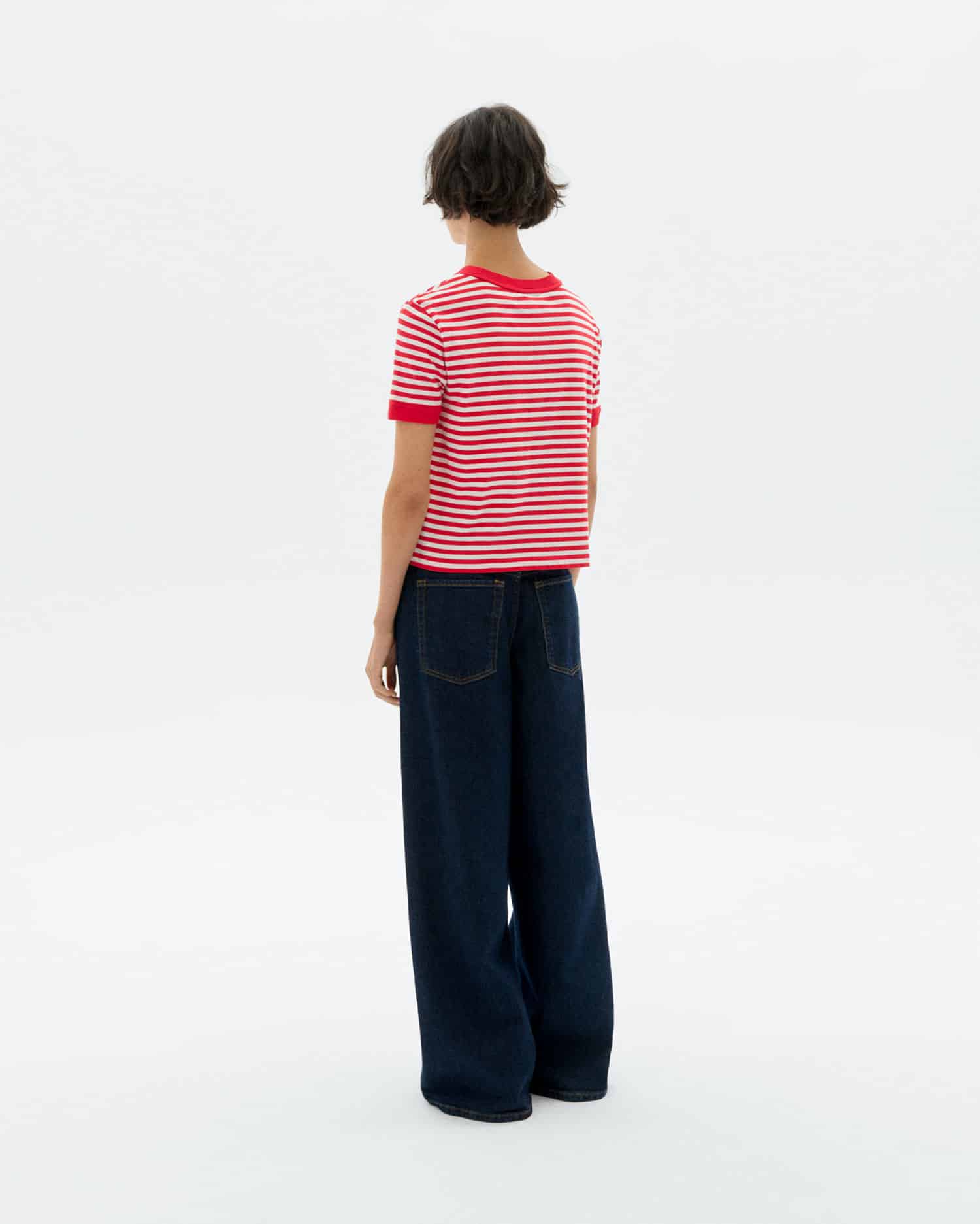 Thinking Mu - Stripes Zowi R T-Shirt - Red
